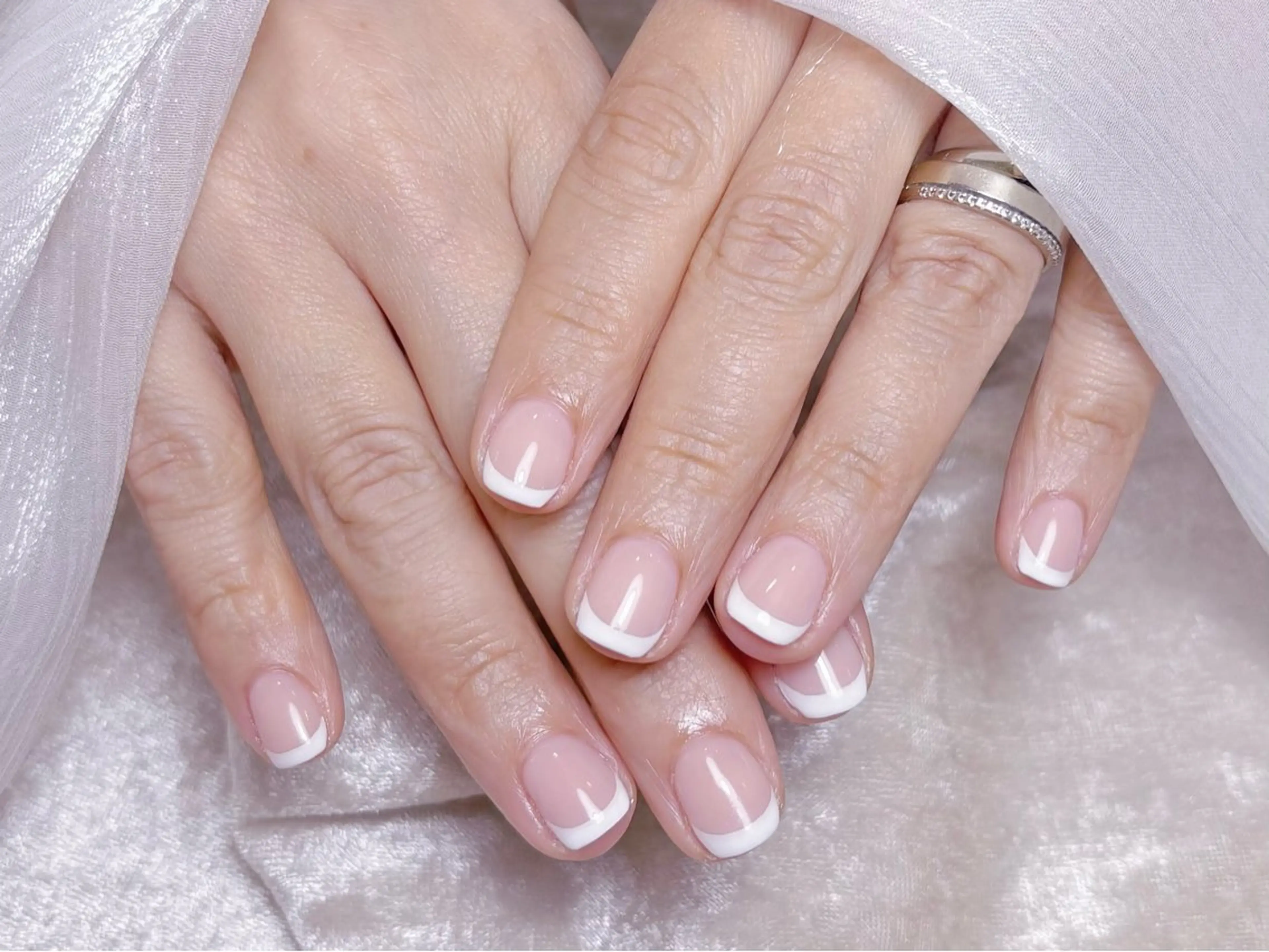 ネイル フレンチネイル Monart♡ あいりのネイルデザイン