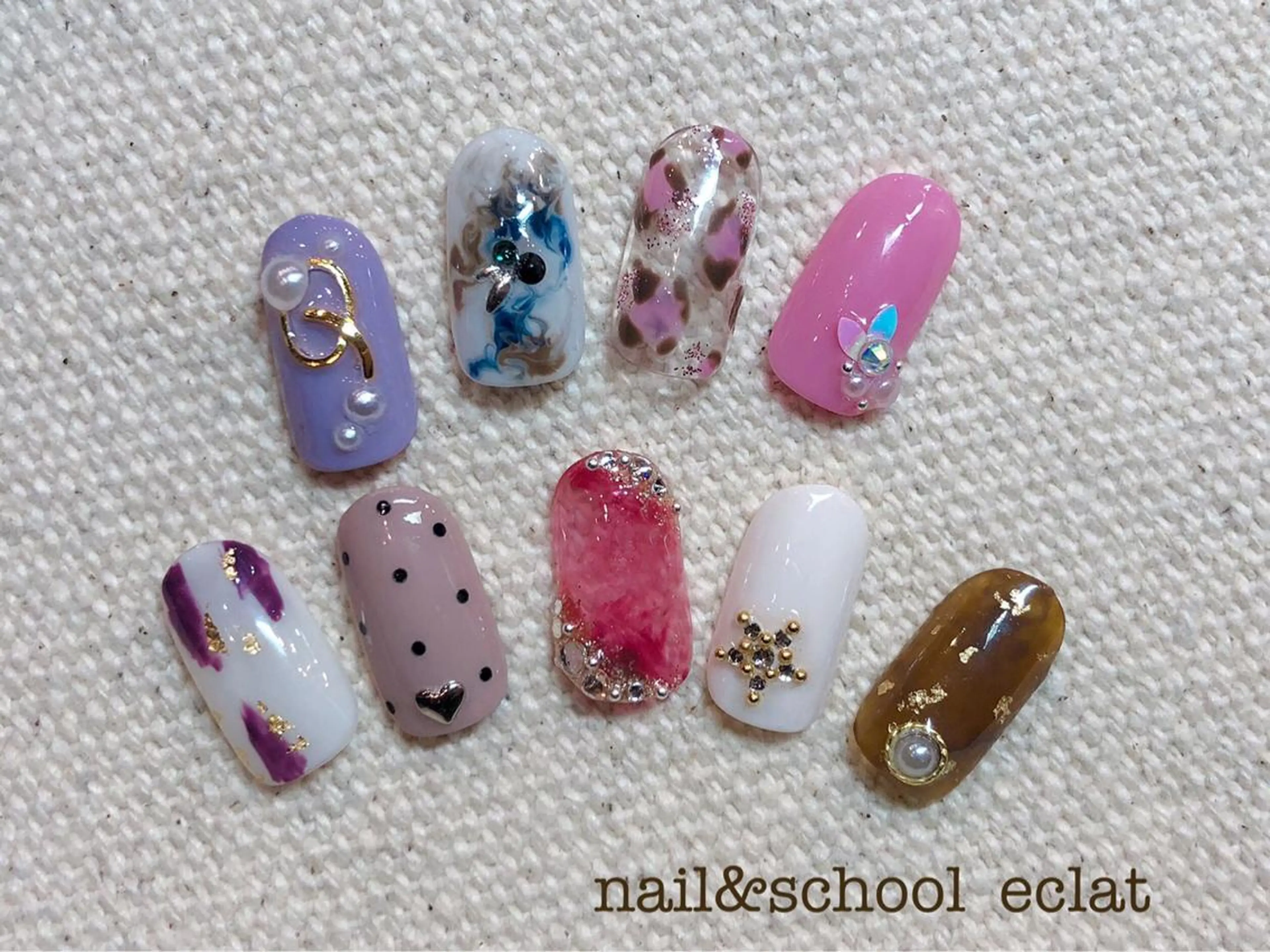 ネイル センター南 eclatのネイルデザイン