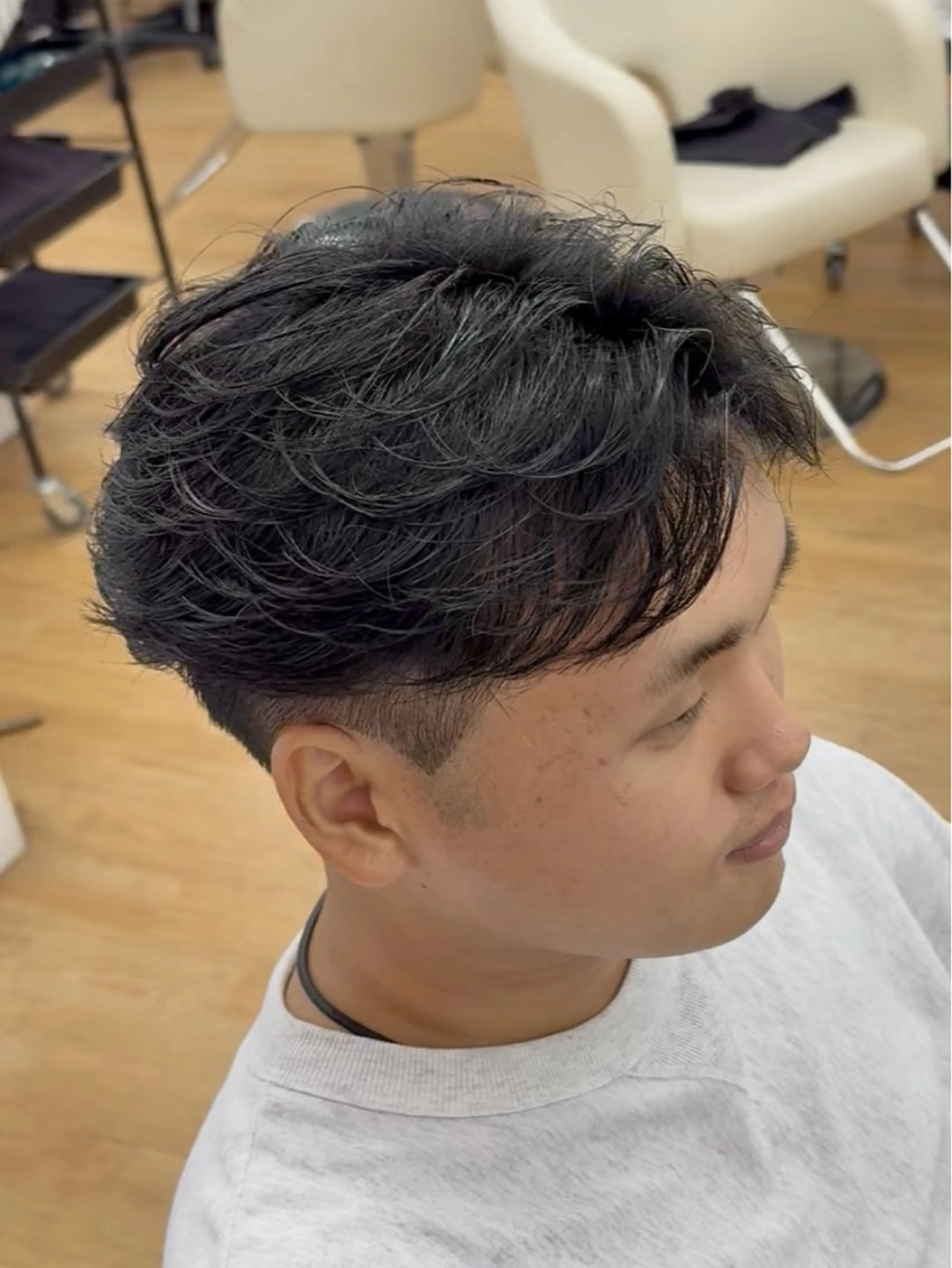 ショート メンズ 伸ばしかけ ショートヘア カット 【メンズ特化美容師】 大河内 名駅のヘアスタイル