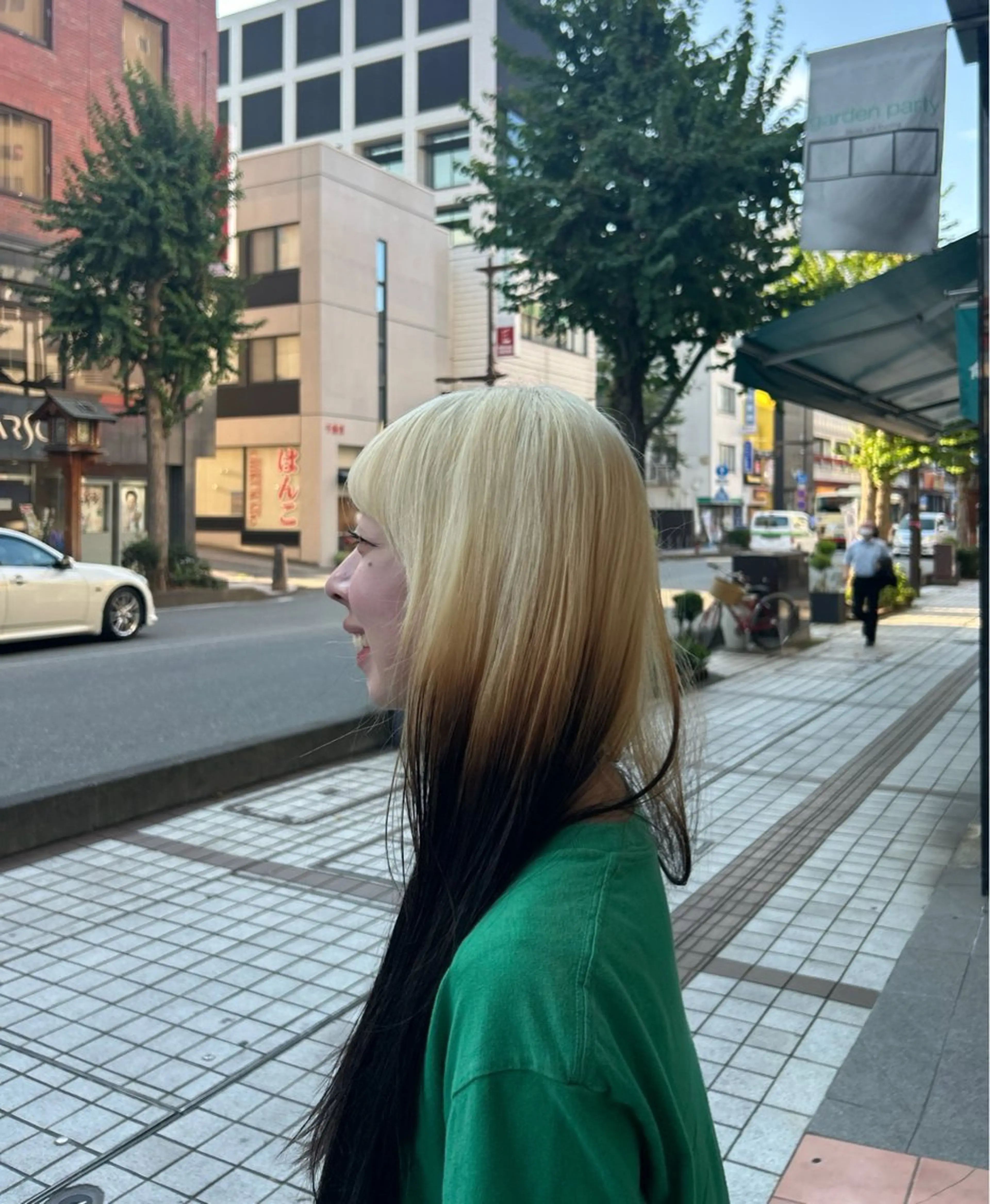 ロング カラー ブリーチ 木藤 優杏のヘアスタイル