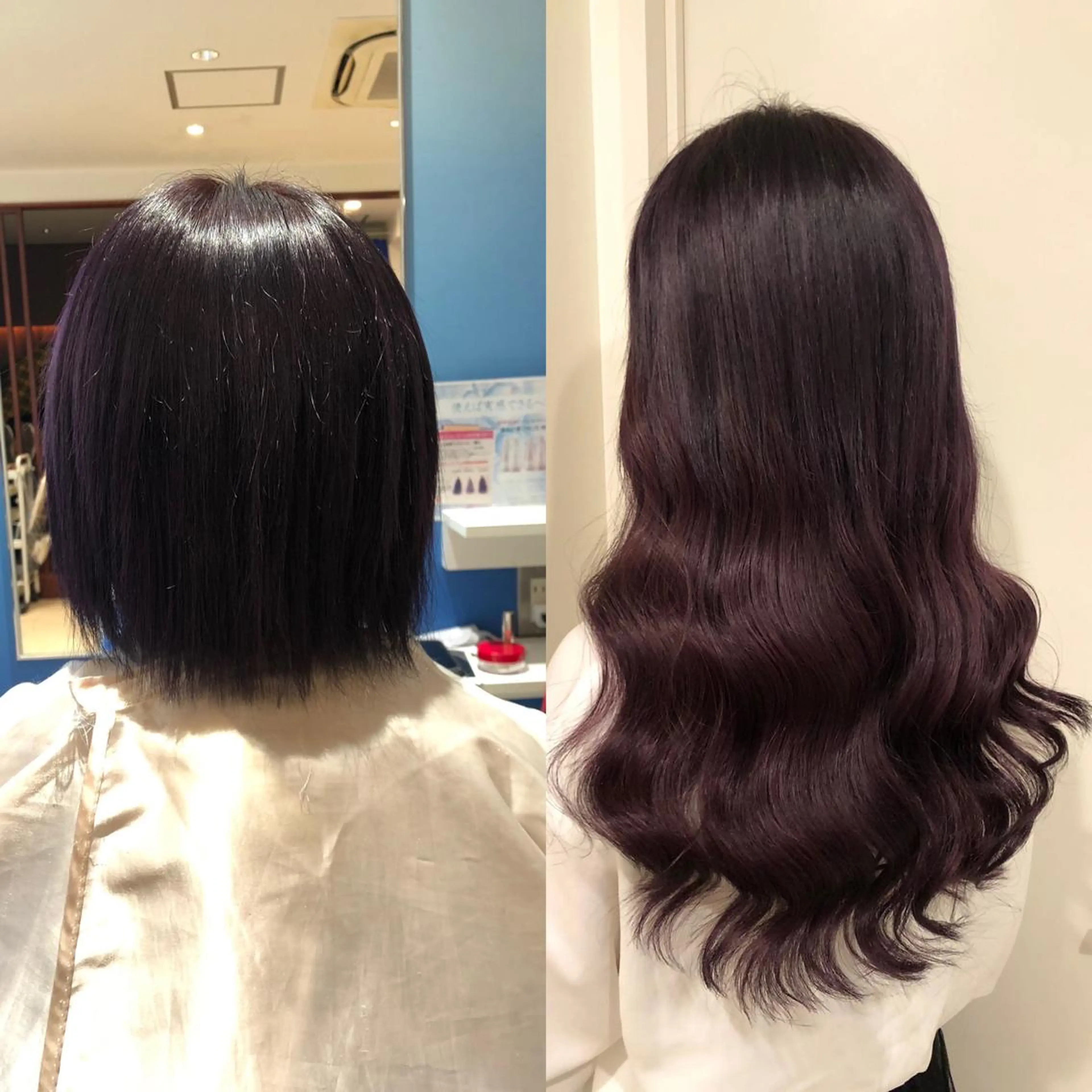 ロング カラー シールエクステ バレイヤージュ ダブルカラー グラデーションカラー ハイライトカラー ヘアカラー エクステ 🧡艶髪ちゅるん髪 🫧🧡YUKI❄️のヘアスタイル