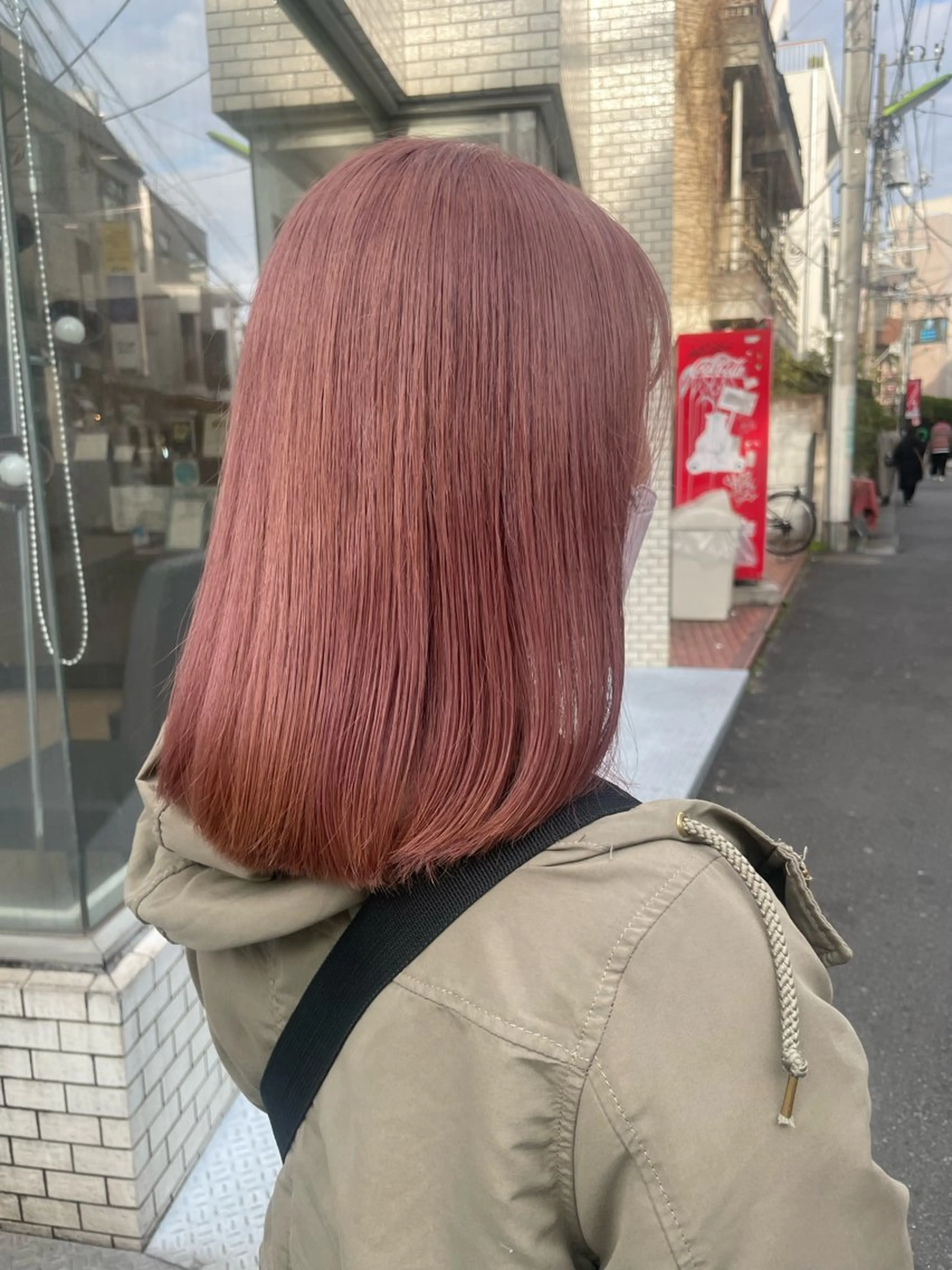 カラー ピンクカラー ヘアカラー カラーモデル🎀 アイラッシュ/YUIのヘアスタイル
