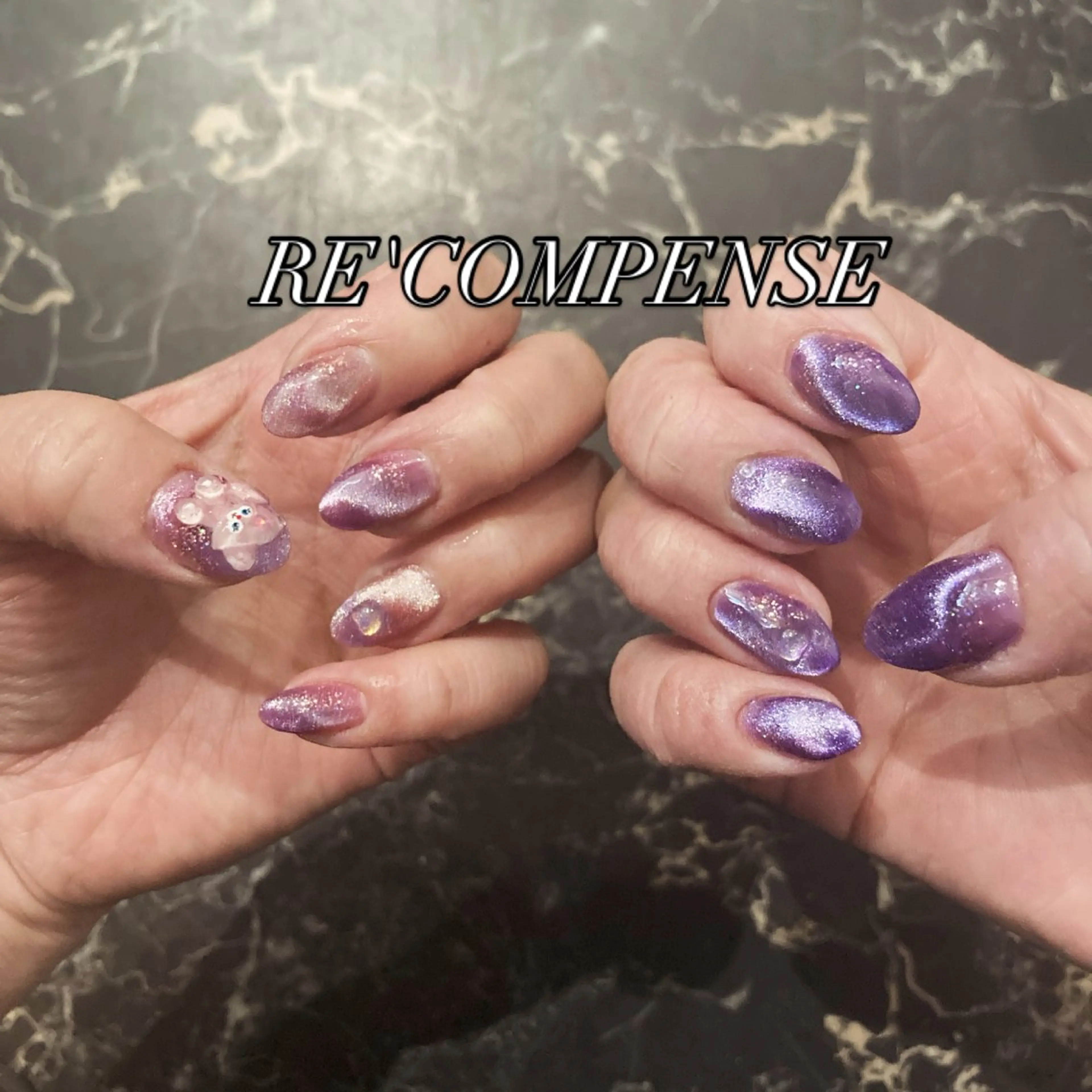 ネイル RE'COMPENSE所属・れこん ぱんすのネイルデザイン