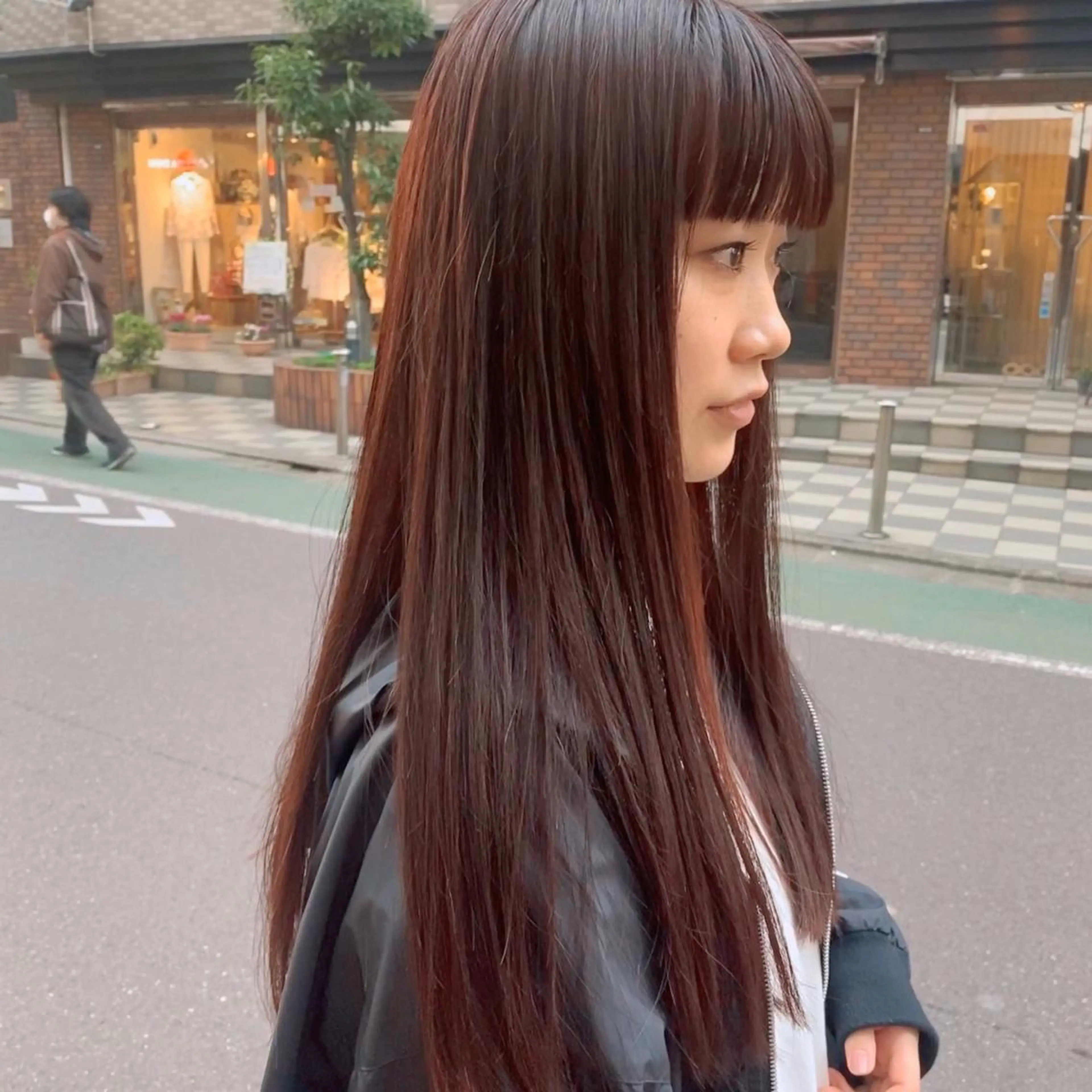 ロング カラー カット ヘアカラー トリートメント 長井 美佳のヘアスタイル