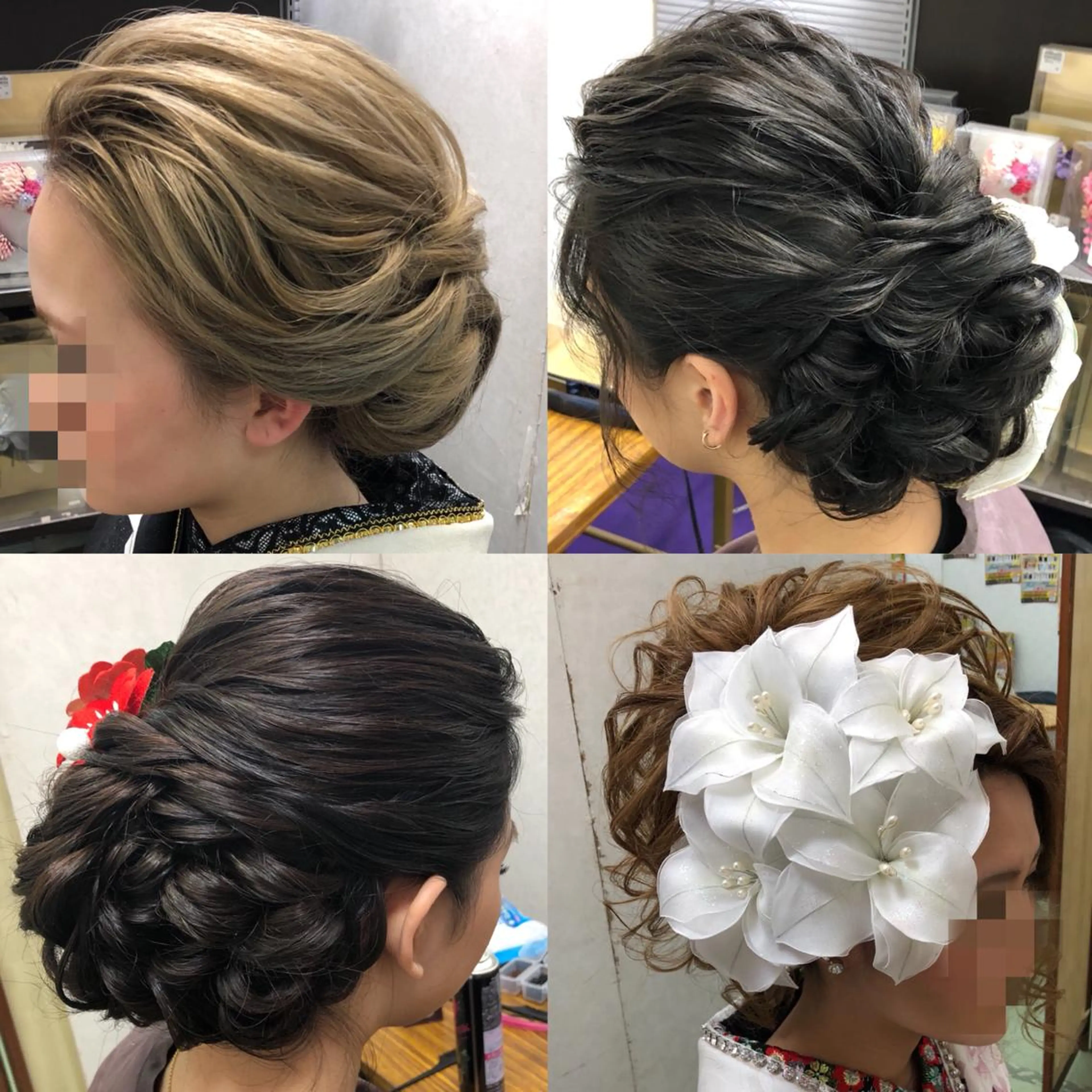 ヘアアレンジ ヘアセット vi viのヘアスタイル