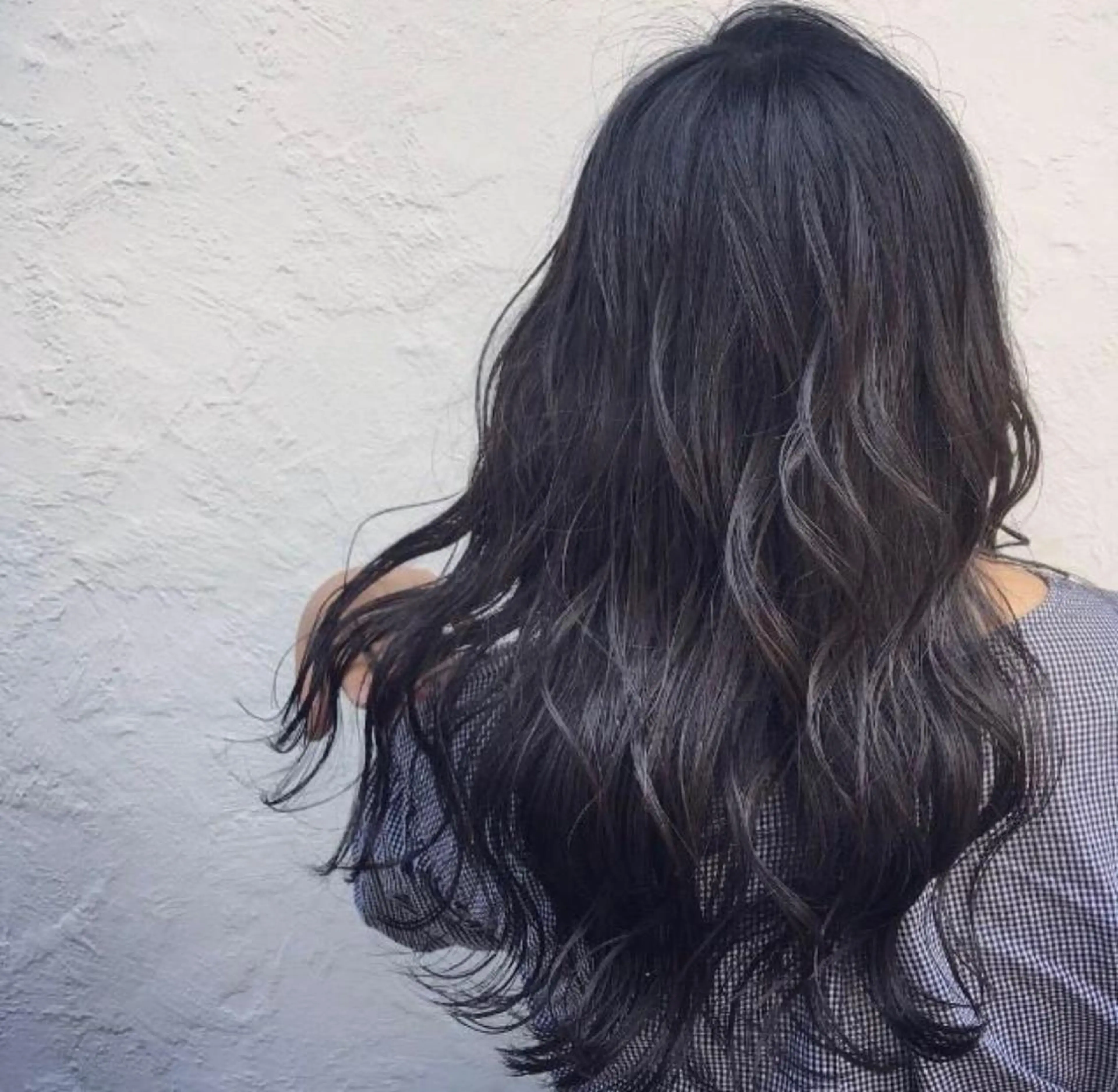 ロング カラー アッシュ ダークアッシュ ケアに特化したサロン shinzaのヘアスタイル