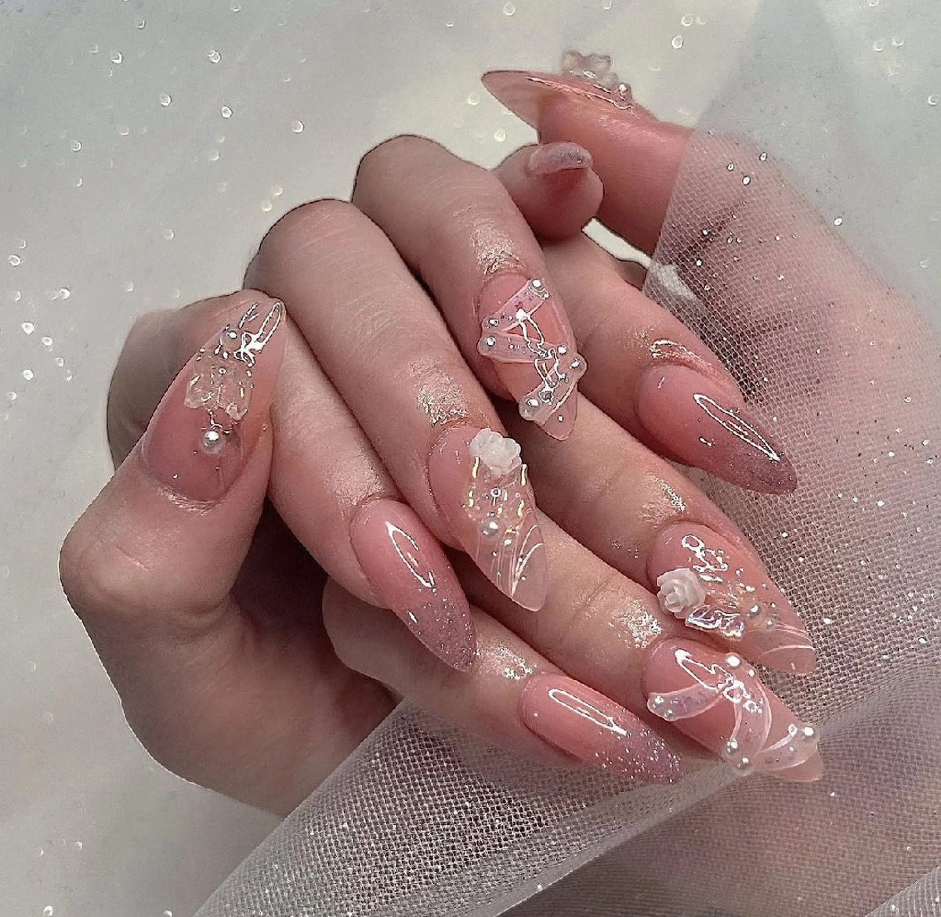 セミロング ninabeauty 新宿のネイルデザイン