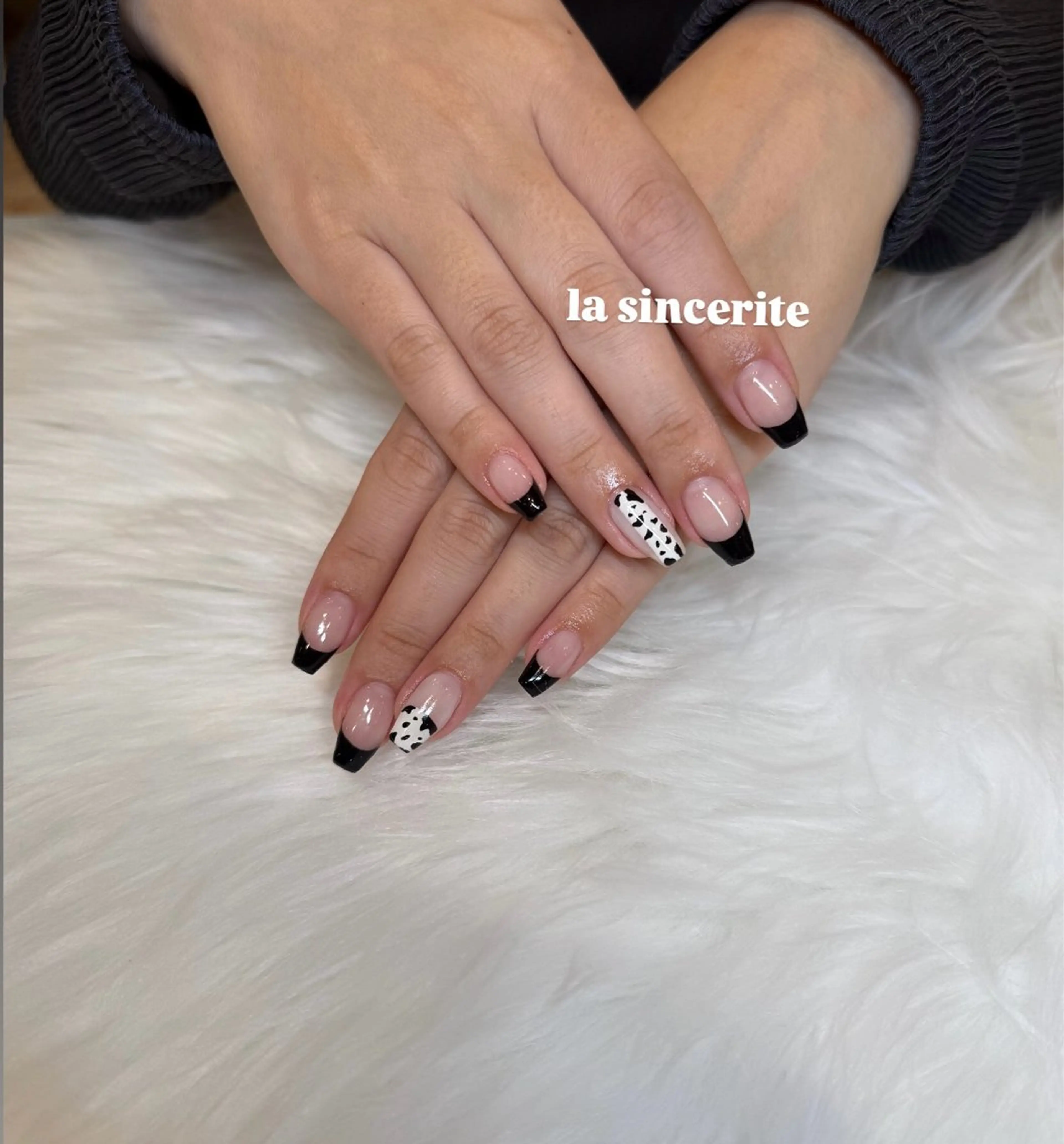 ネイル フレンチネイル ラサンセリテ moekaのネイルデザイン