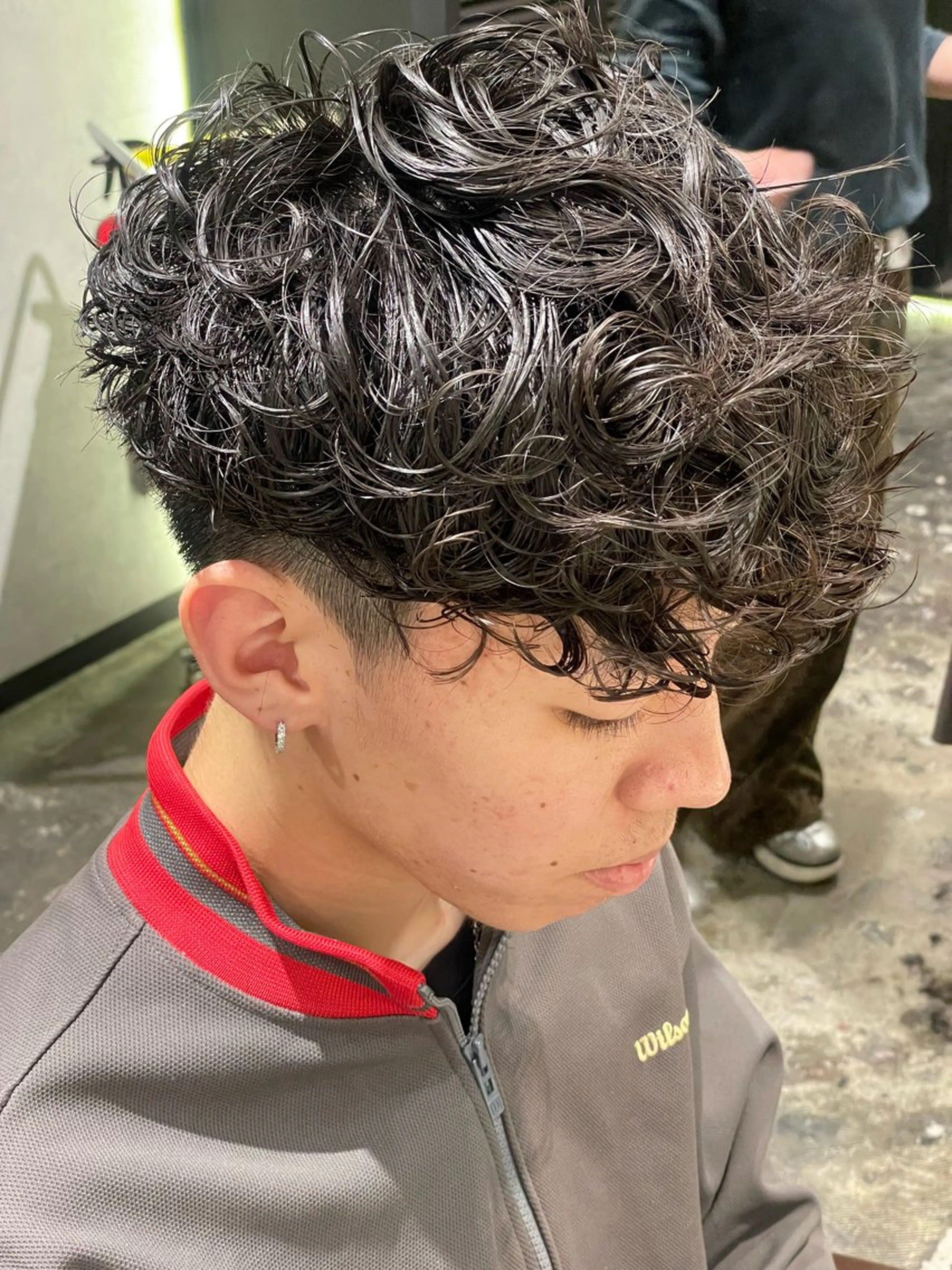 パーマ メンズ カット パーマ 💈メンズ職人 ルキト💈のヘアスタイル
