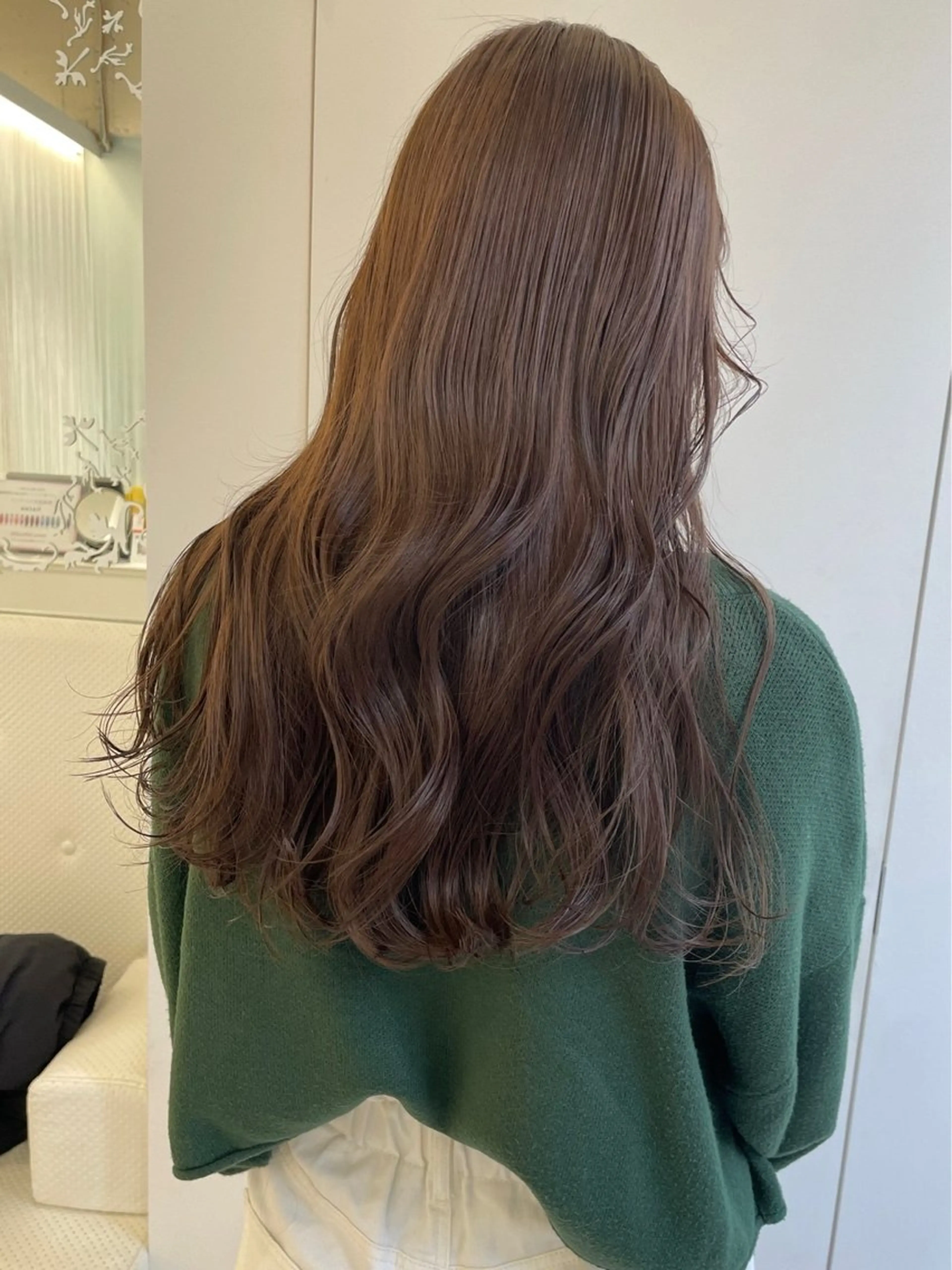 ロング カラー ヘアカラー ParveMix🍀 藤原愛未のヘアスタイル