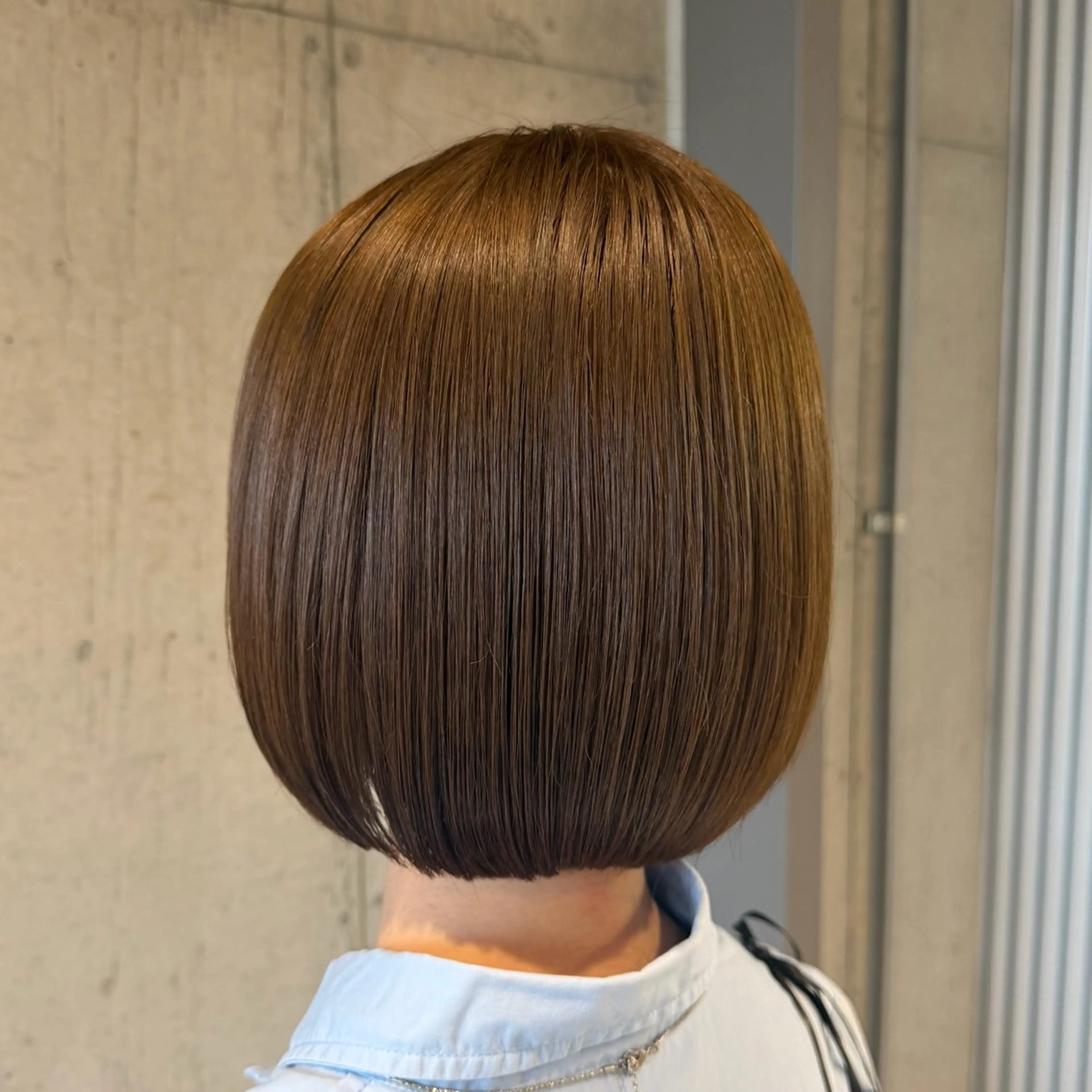 💥美髪大人気💥カット+透明感ダブルカラー(カラー二回)＋髪質改善トリートメントの写真