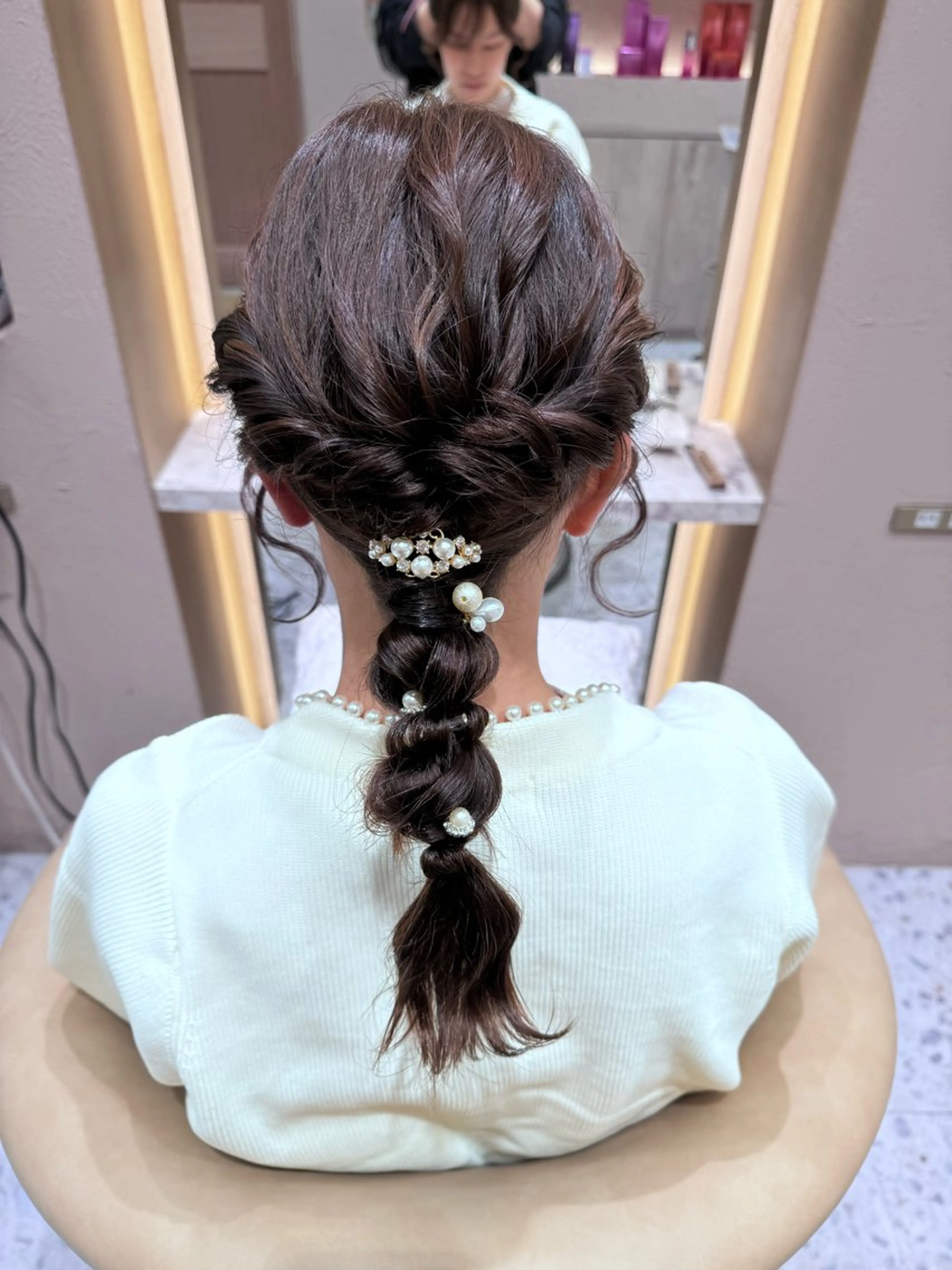 ヘアアレンジ ヘアセット レイヤーカット/髪質 改善/矯正🤍吉田のヘアスタイル