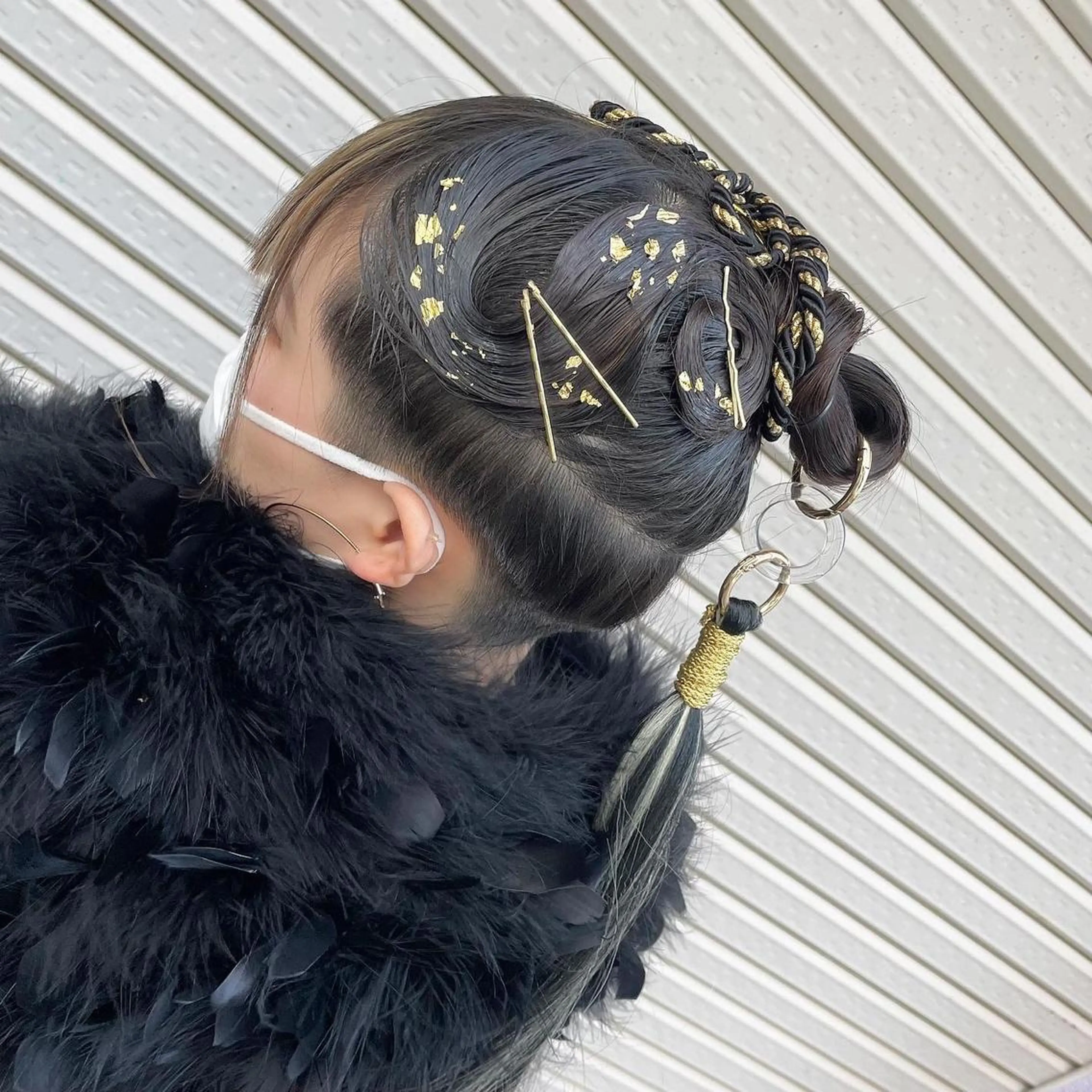 ショート ヘアアレンジ ポニーテール ショートヘア ヘアセット EARTH中島 秋桜久のヘアスタイル