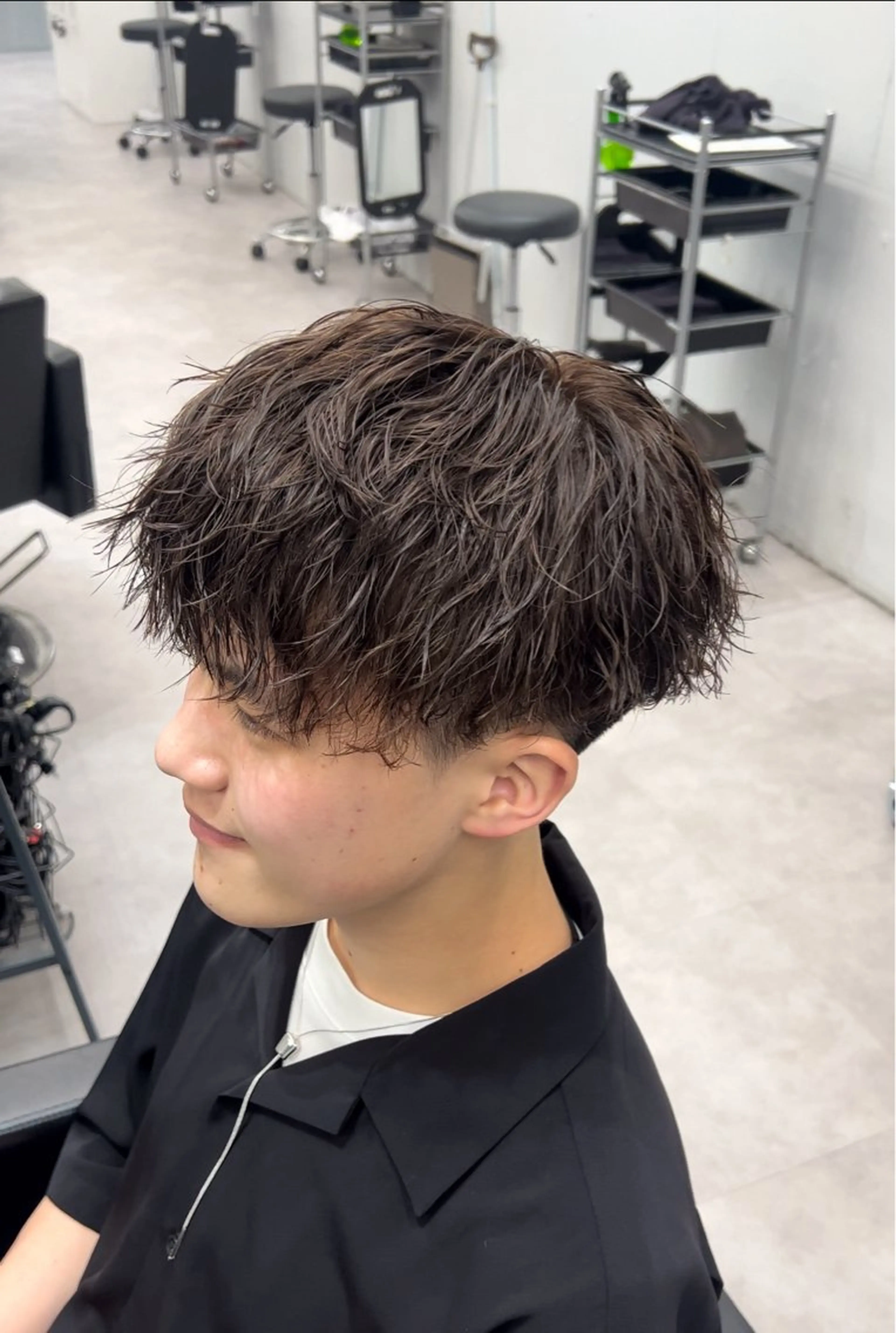 ミディアム カラー パーマ メンズ 【メンズ特化美容師】 🐍NAO🐍のヘアスタイル