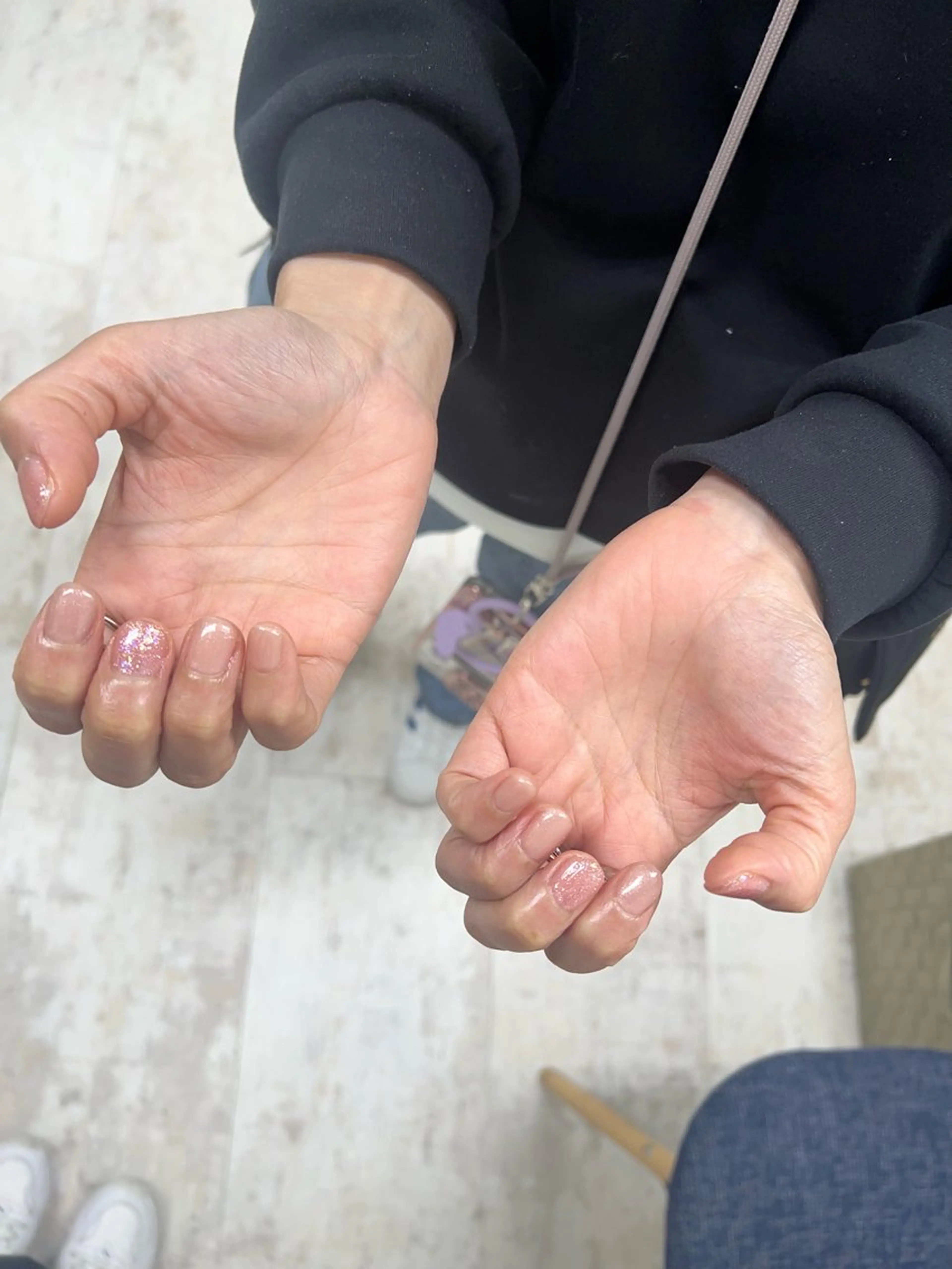 ネイル ワンカラーネイル 吉田 里菜のネイルデザイン