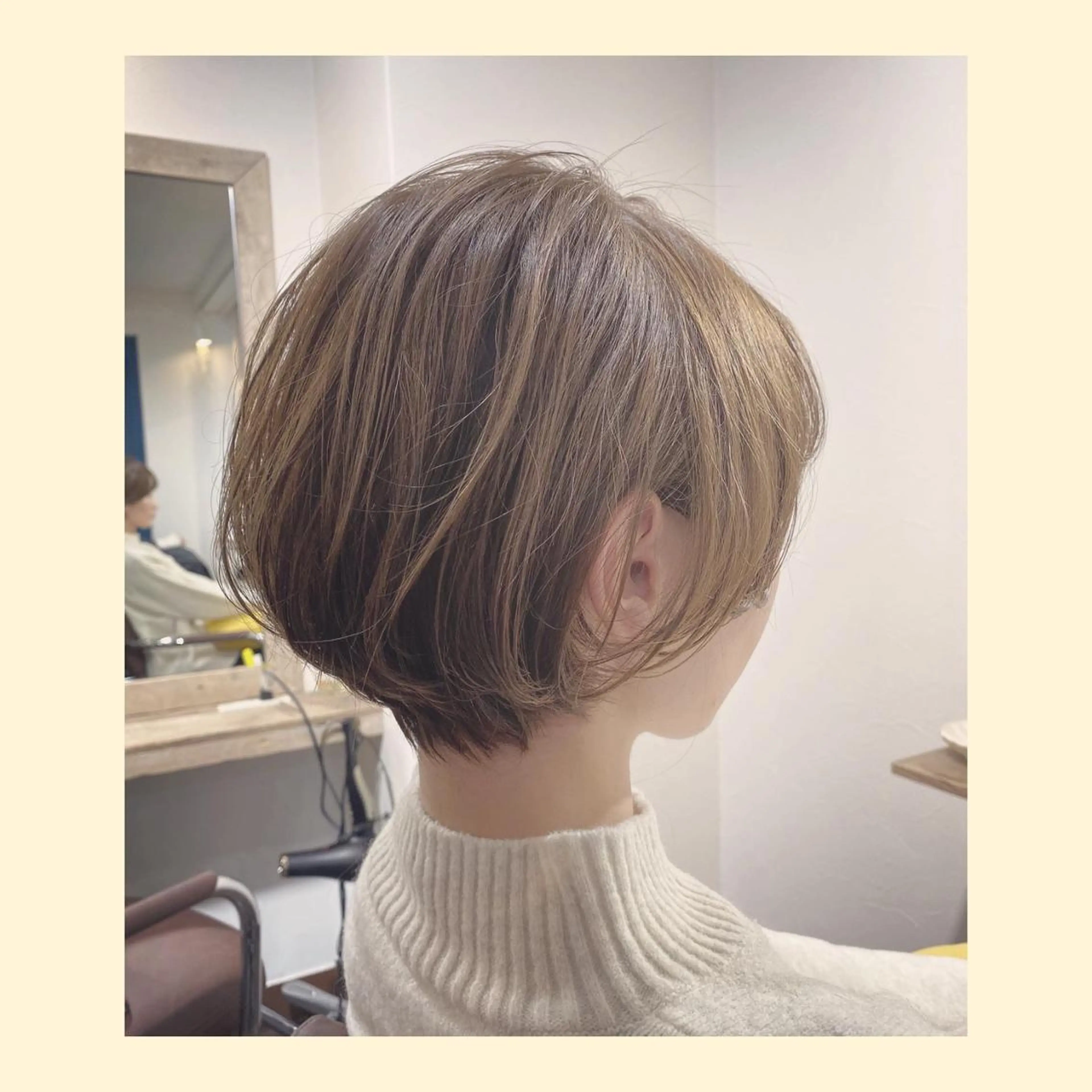 ショート カラー ヘアカラー トリートメント 🌈ショート/レイヤ ーカット/中村崇宏のヘアスタイル