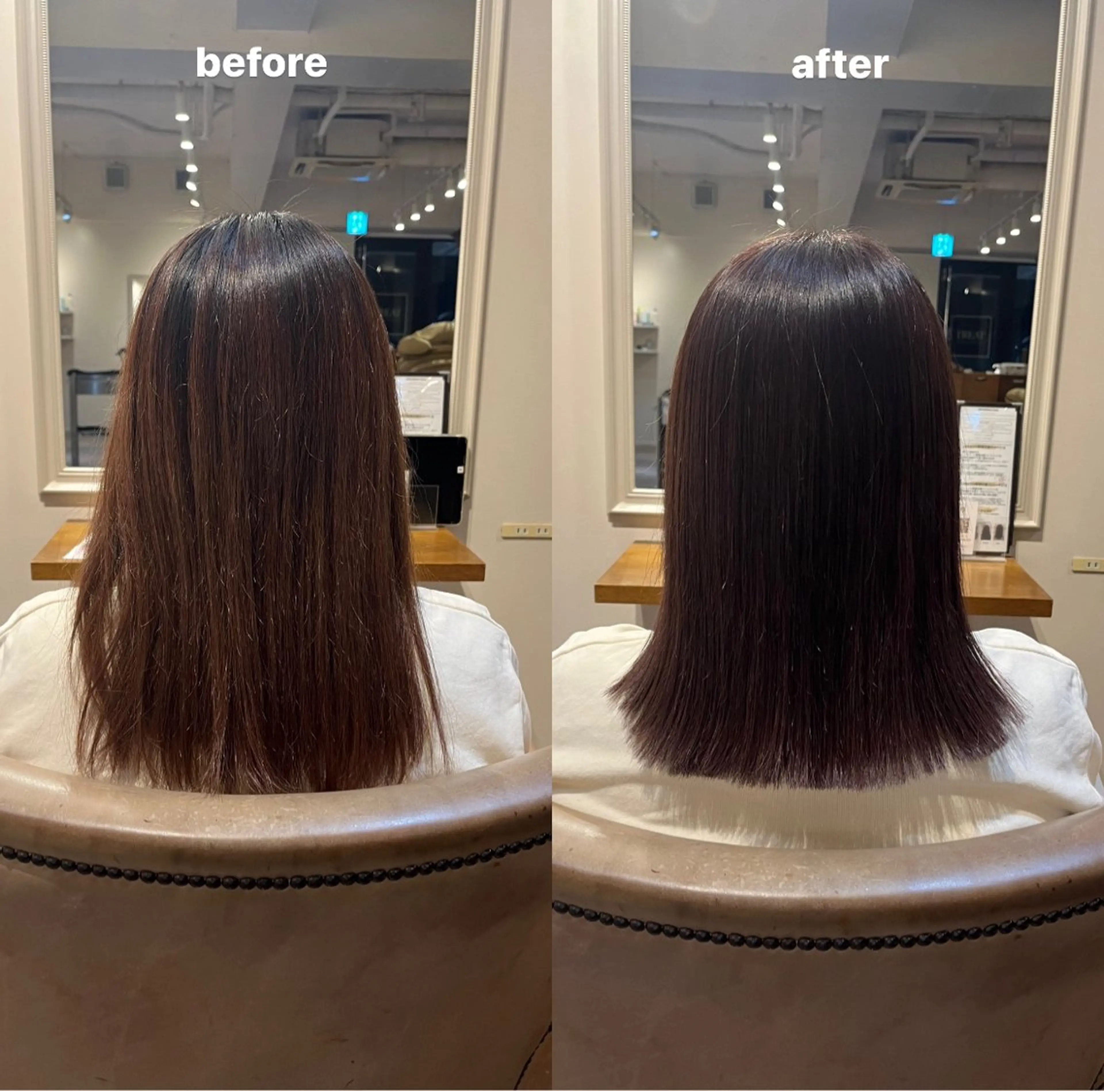 ミディアム 齊藤 萌のヘアスタイル