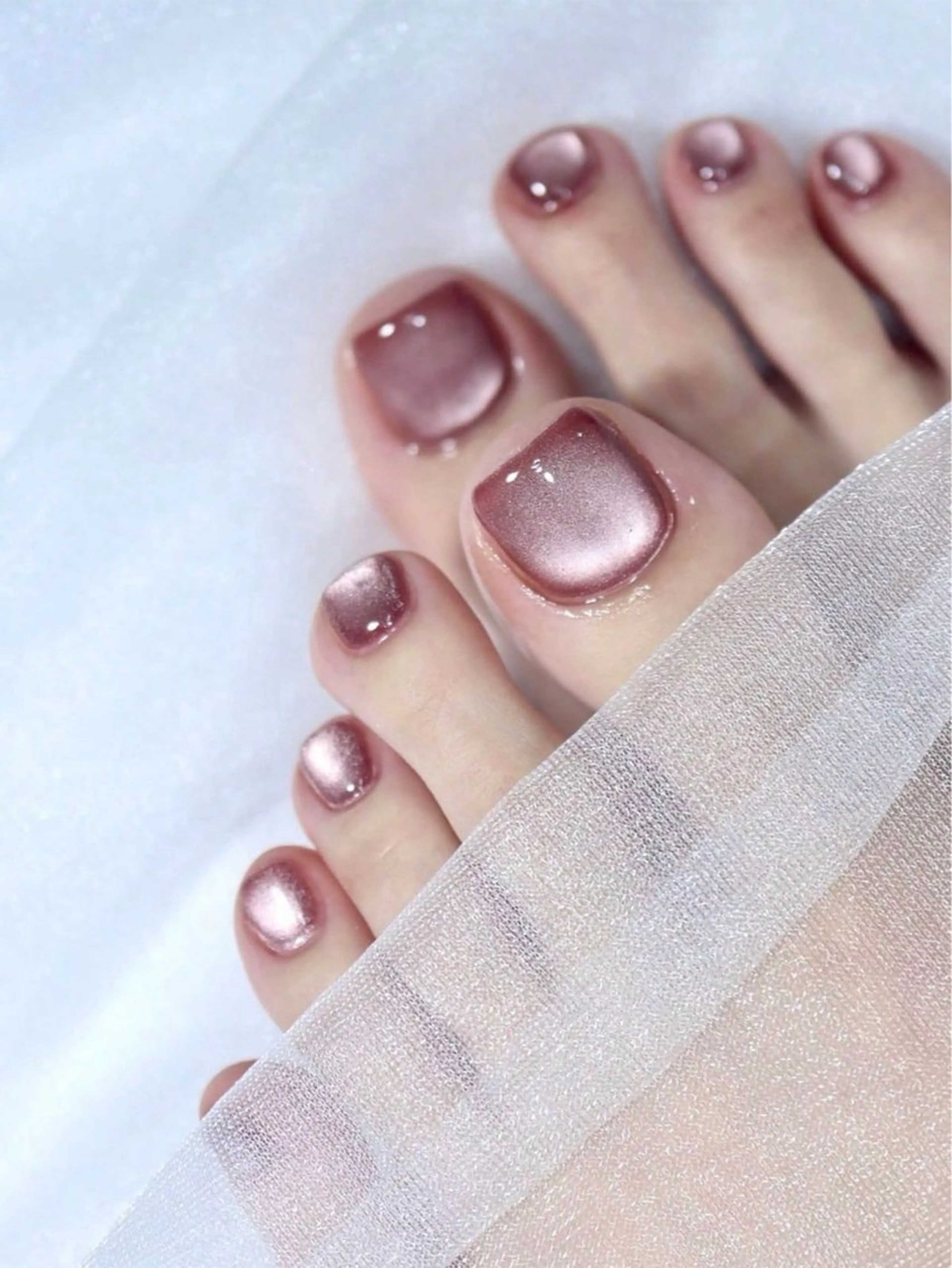 ネイル チークネイル フットネイル フレンチネイル グラデーション 韓国ネイル Yuki nail staffのネイルデザイン