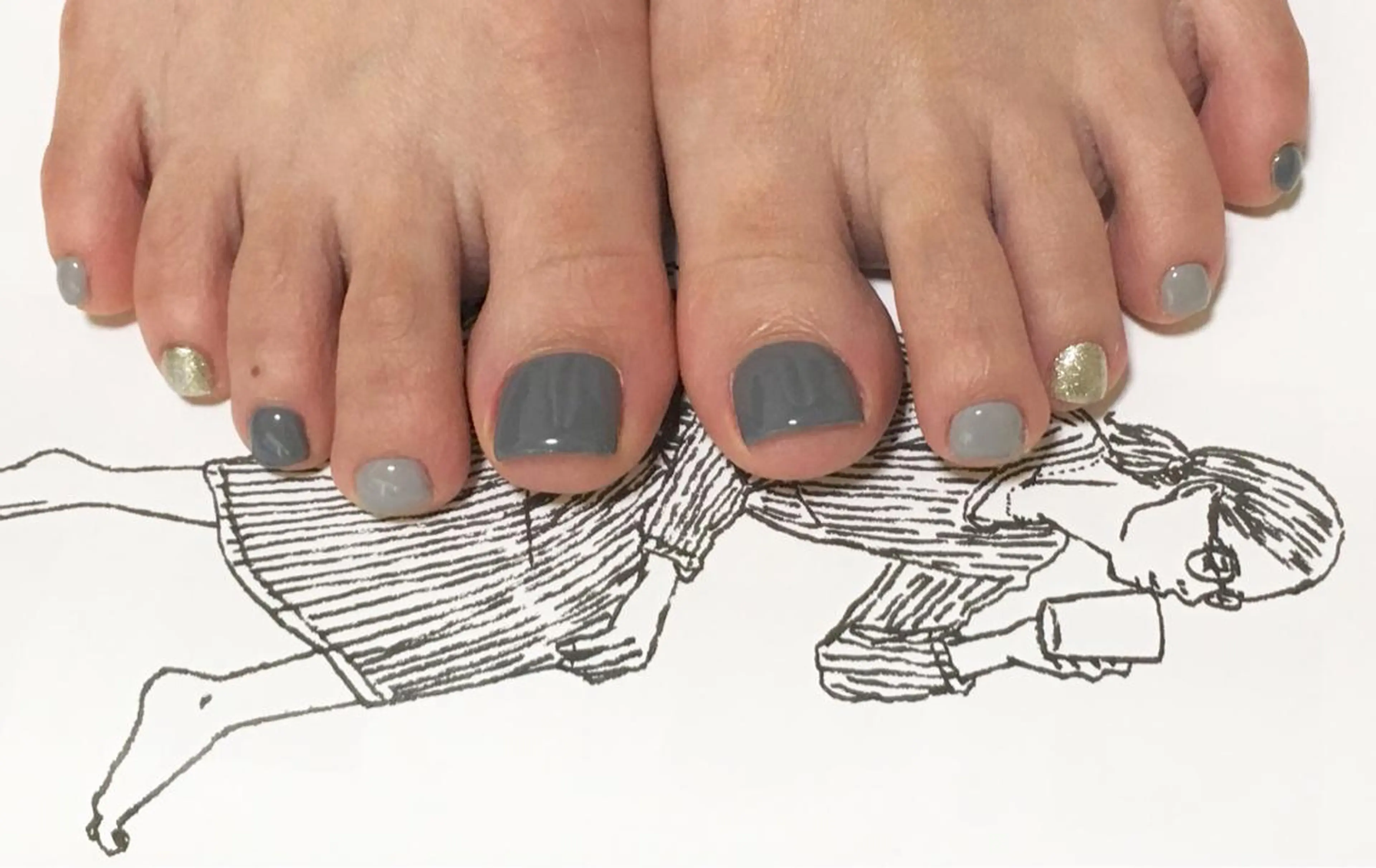 ネイル フットネイル 山田 貴子のネイルデザイン