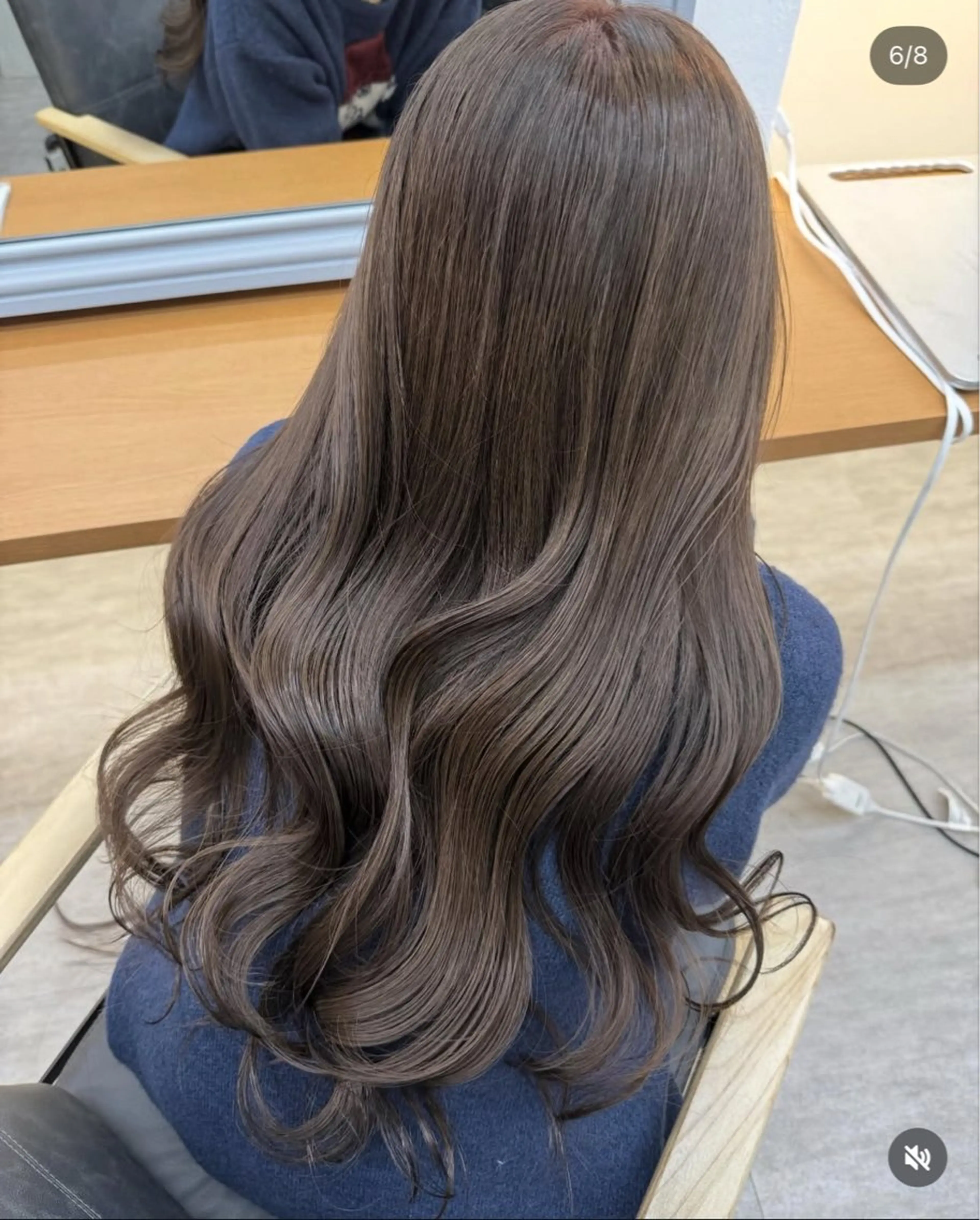ロング カット ヘアカラー 中宗 哲平のヘアスタイル