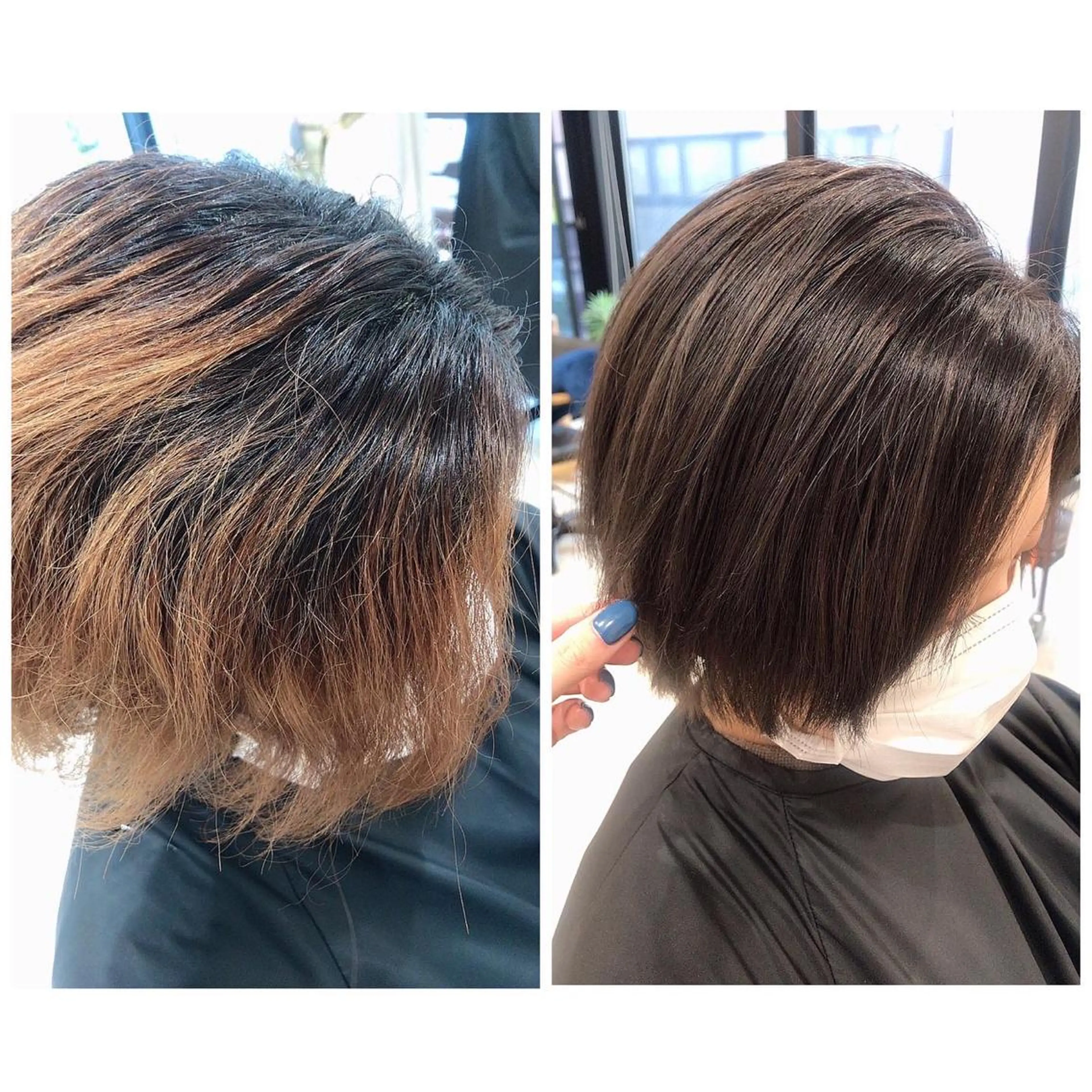 ショート MR.GOODMORNING所属・天野 優美のヘアスタイル