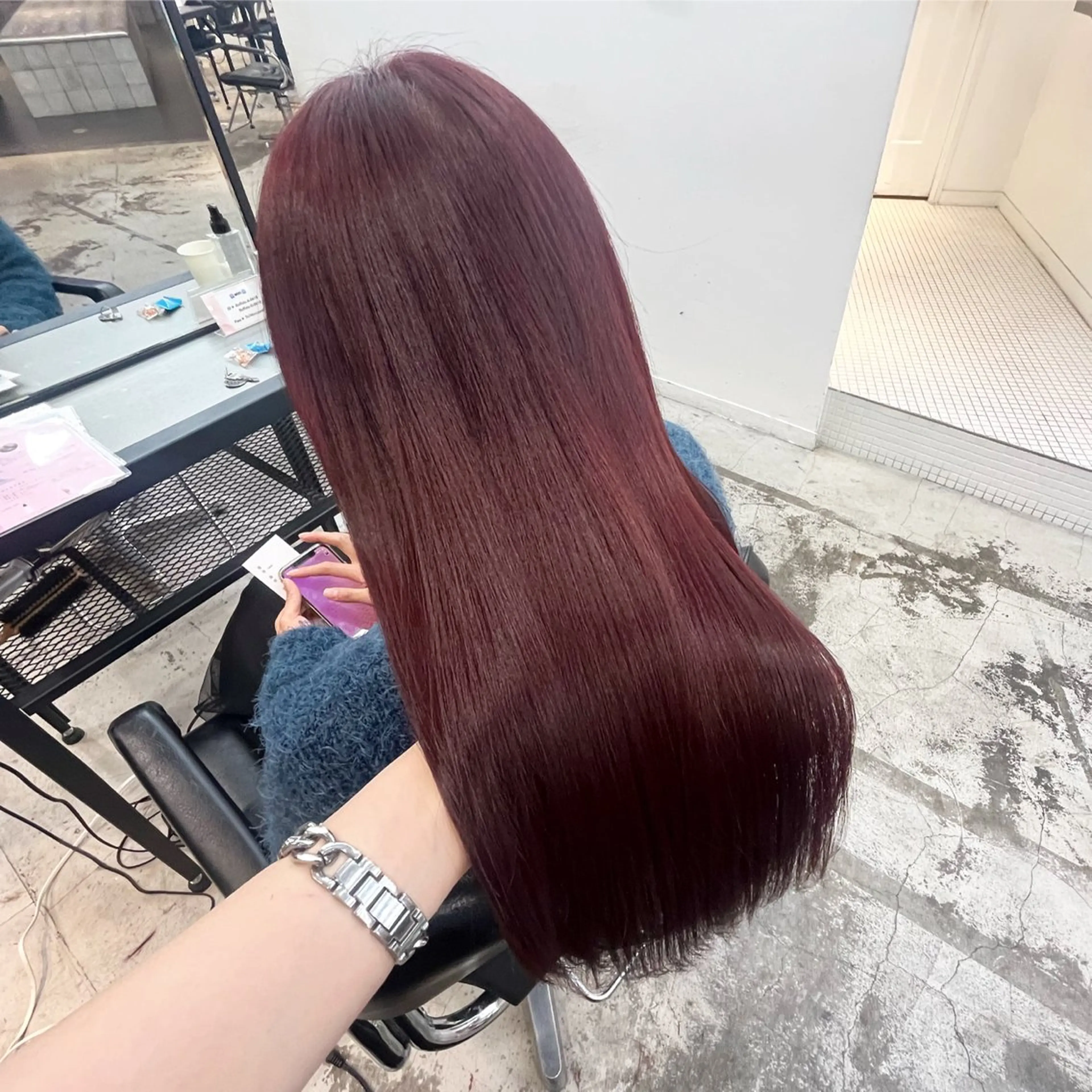 セミロング カラー カット ヘアカラー 🍒暖色✖️レイヤー ／Haruna🍒のヘアスタイル