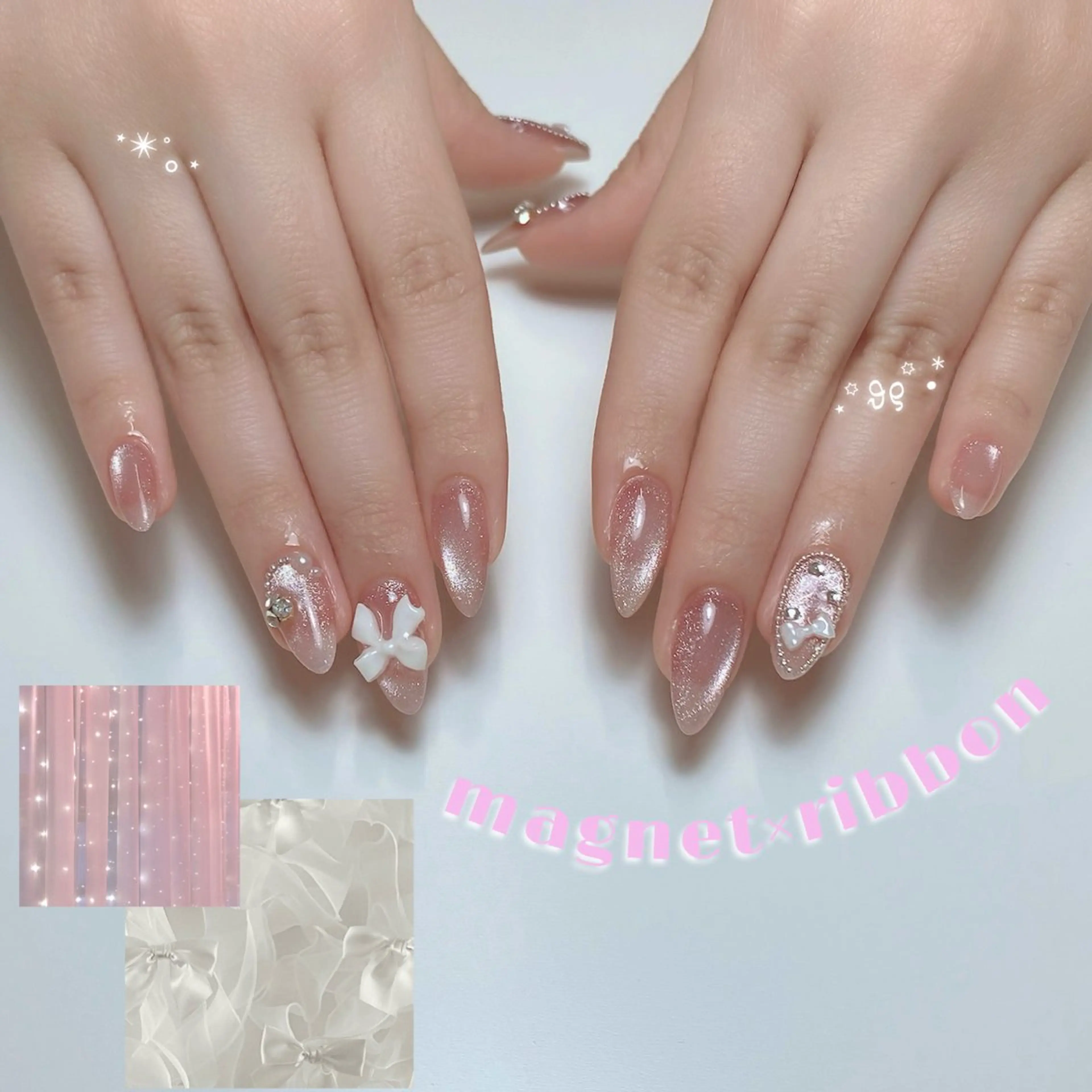 ネイル ハンドネイル 【大垣ネイル🎀 】 Asana🧸のネイルデザイン