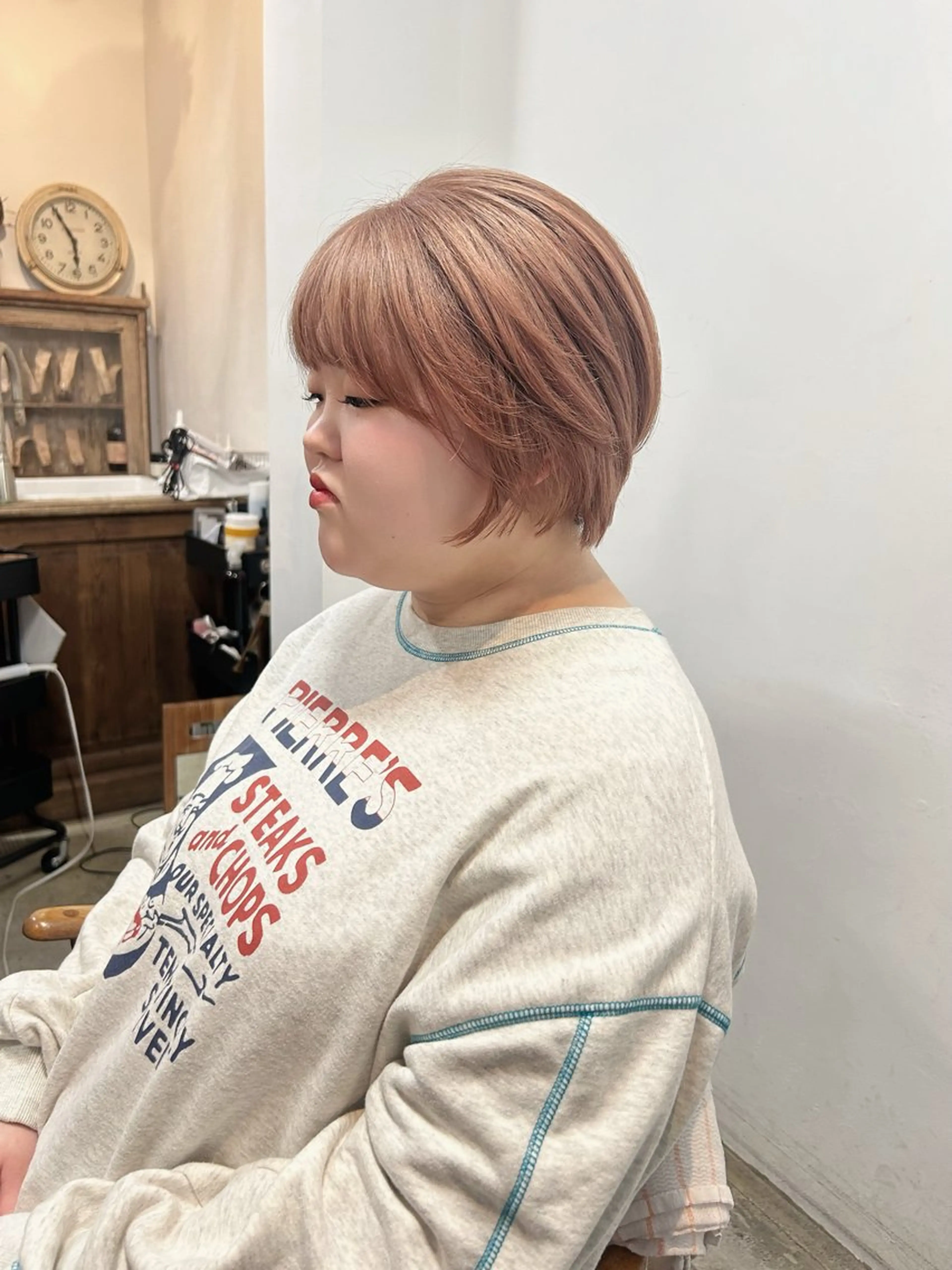 ショート カラー カット ヘアカラー トリートメント 韓国レイヤー/ハイ トーン/優太のヘアスタイル