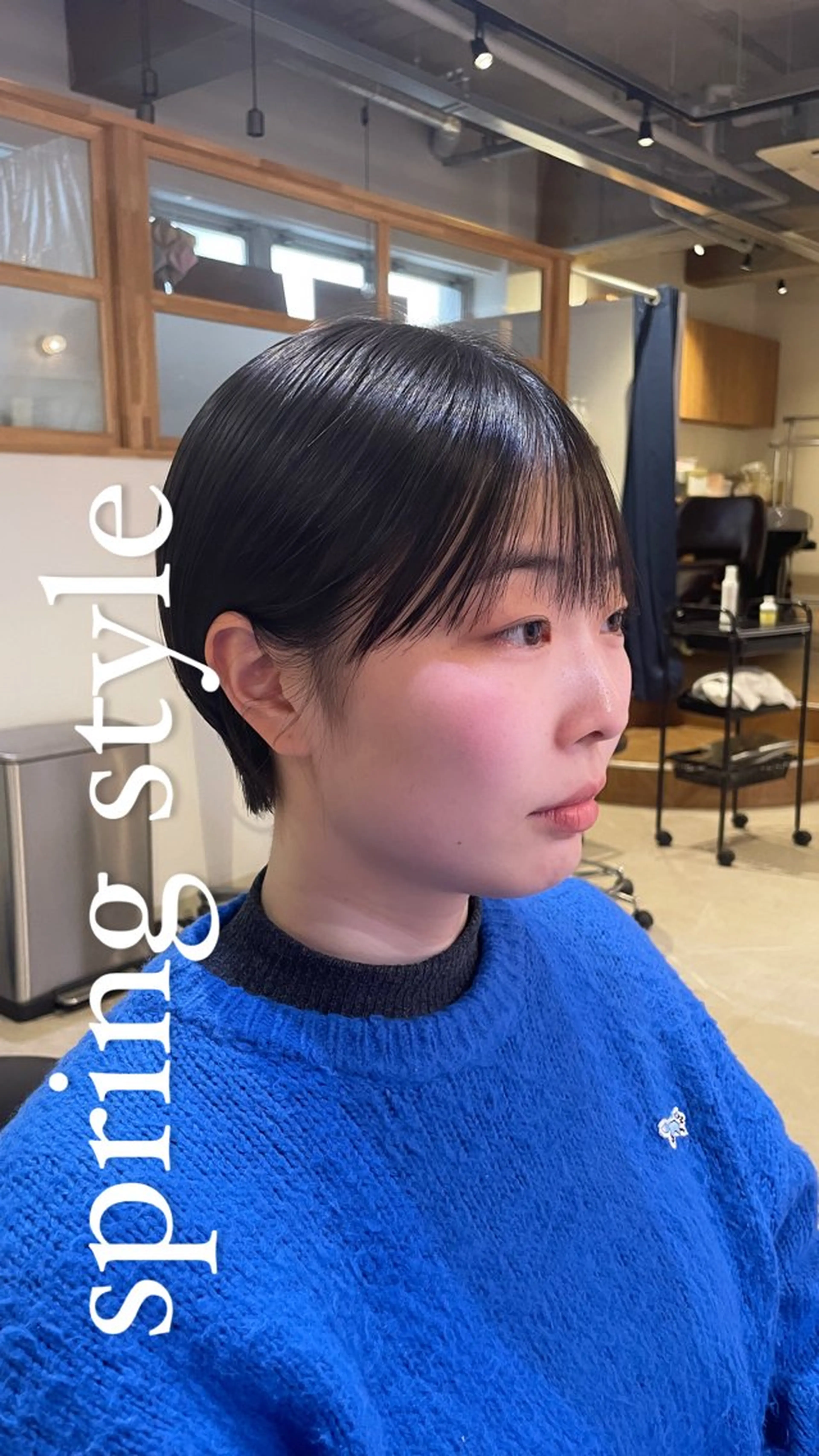 ショート カット ウルフ/レイヤー/ ベージュ/山宮 大樹のヘアスタイル