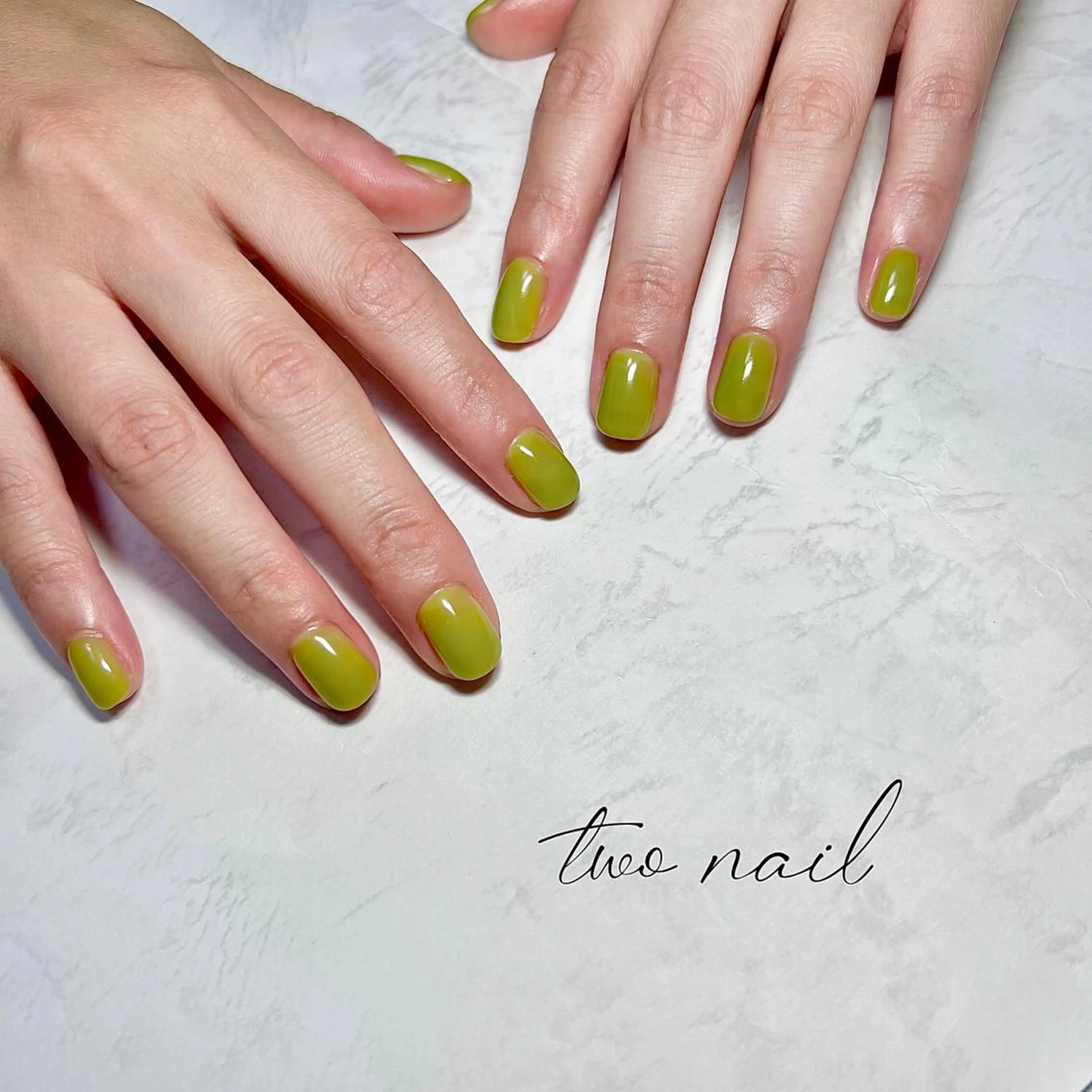 ネイル アートネイル フットネイル ハート ニュアンスネイル ホワイト ハンドネイル two nailのネイルデザイン