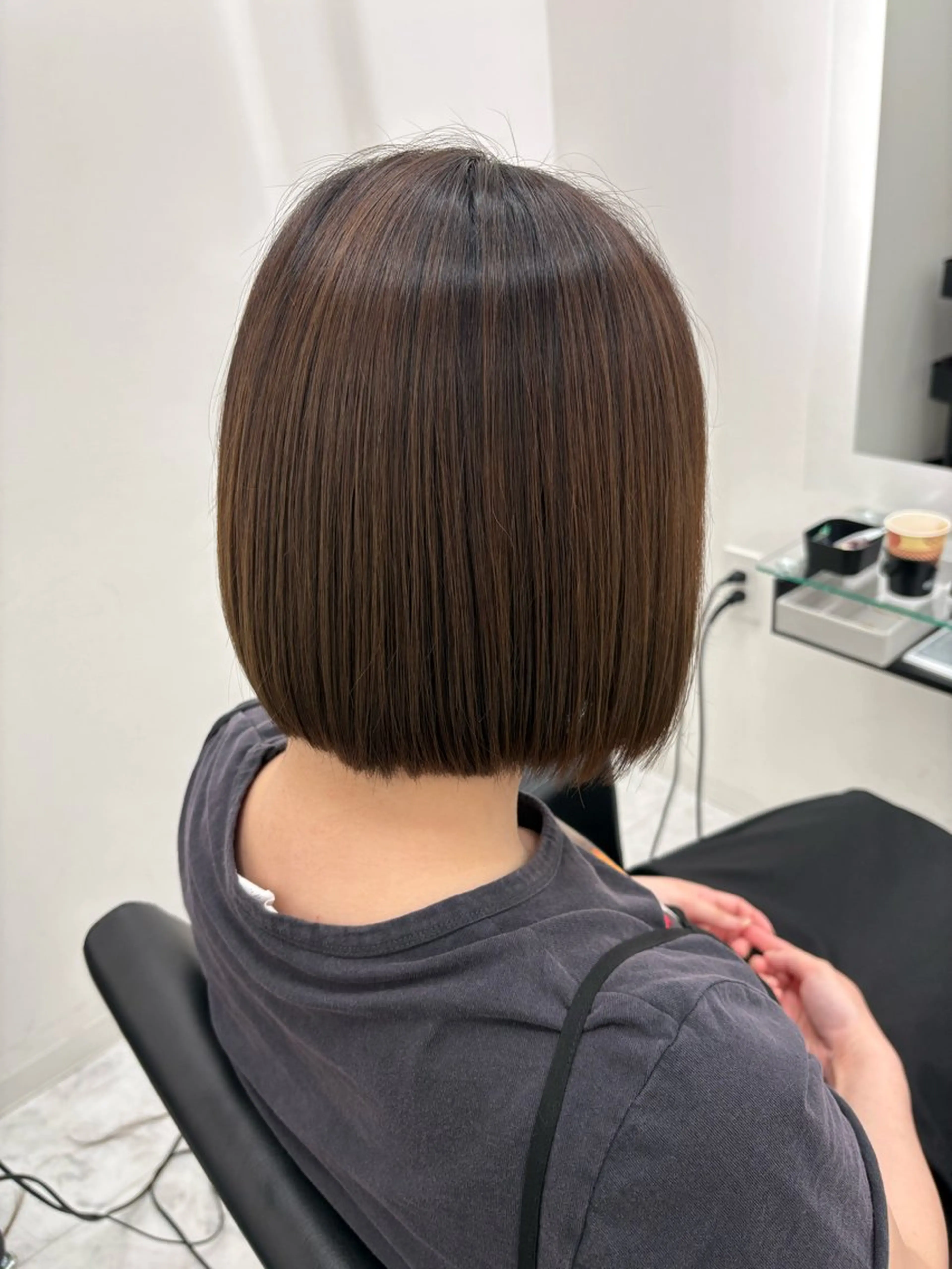 ショート カット ヘアカラー トリートメント 髪質改善サロン🫧 セキチサトのヘアスタイル