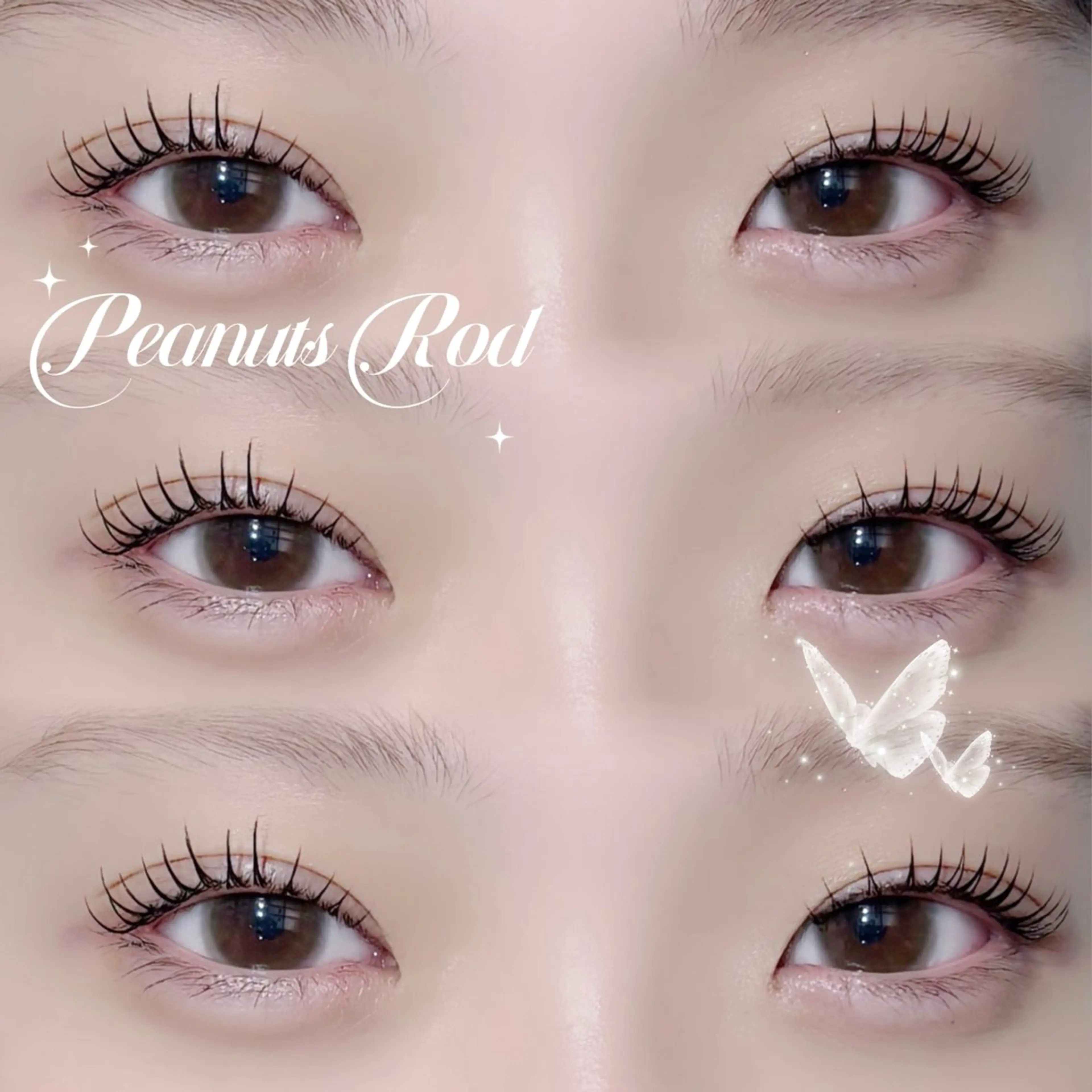 【ロッドの種類多数🎨】まつげパーマ➕束感コーティング仕上げの写真