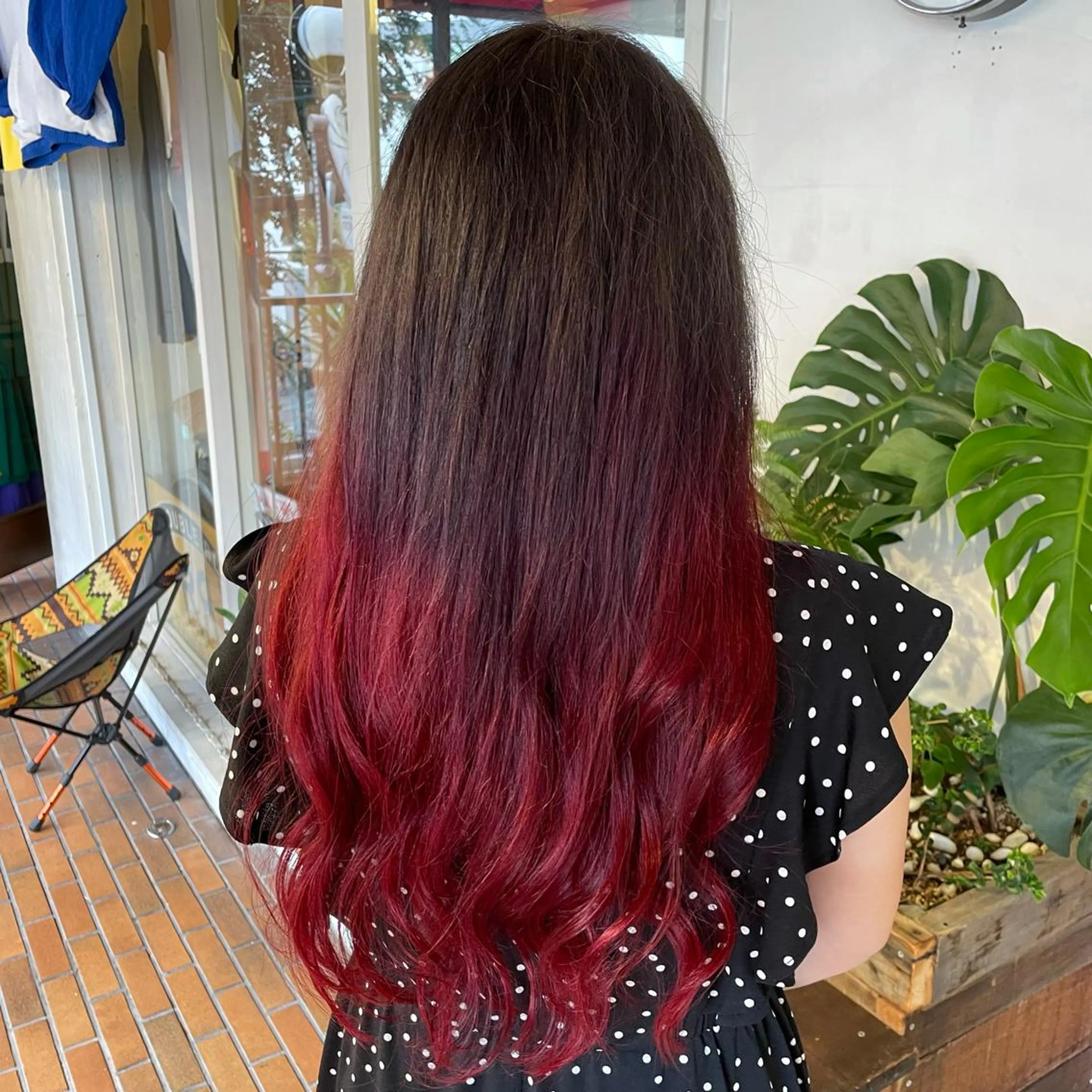 ロング カラー 透明感カラー グラデーションカラー グレージュ Hiroto／ インナーカラー／神戸のヘアスタイル