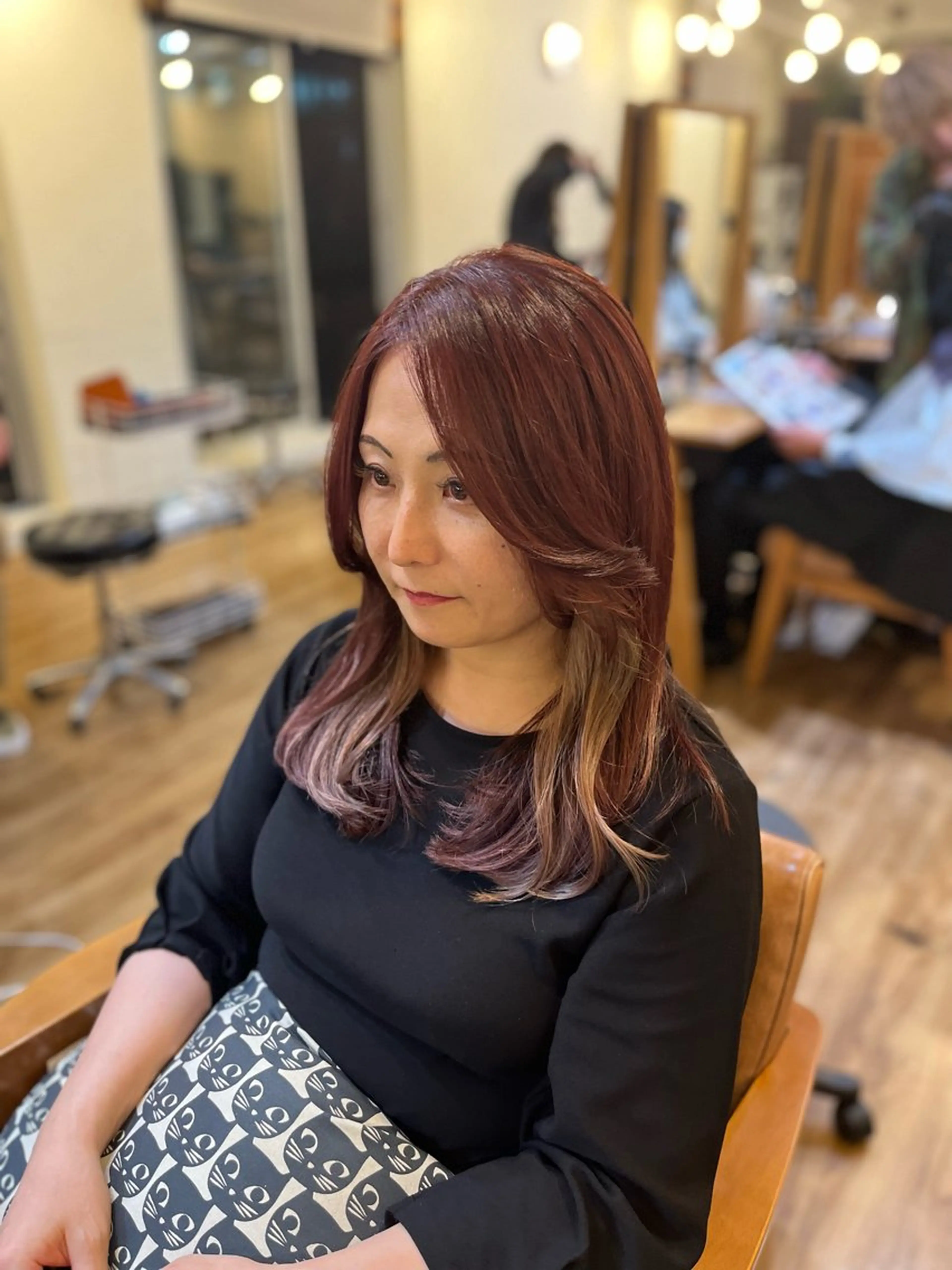 ミディアム 清水 京太のヘアスタイル