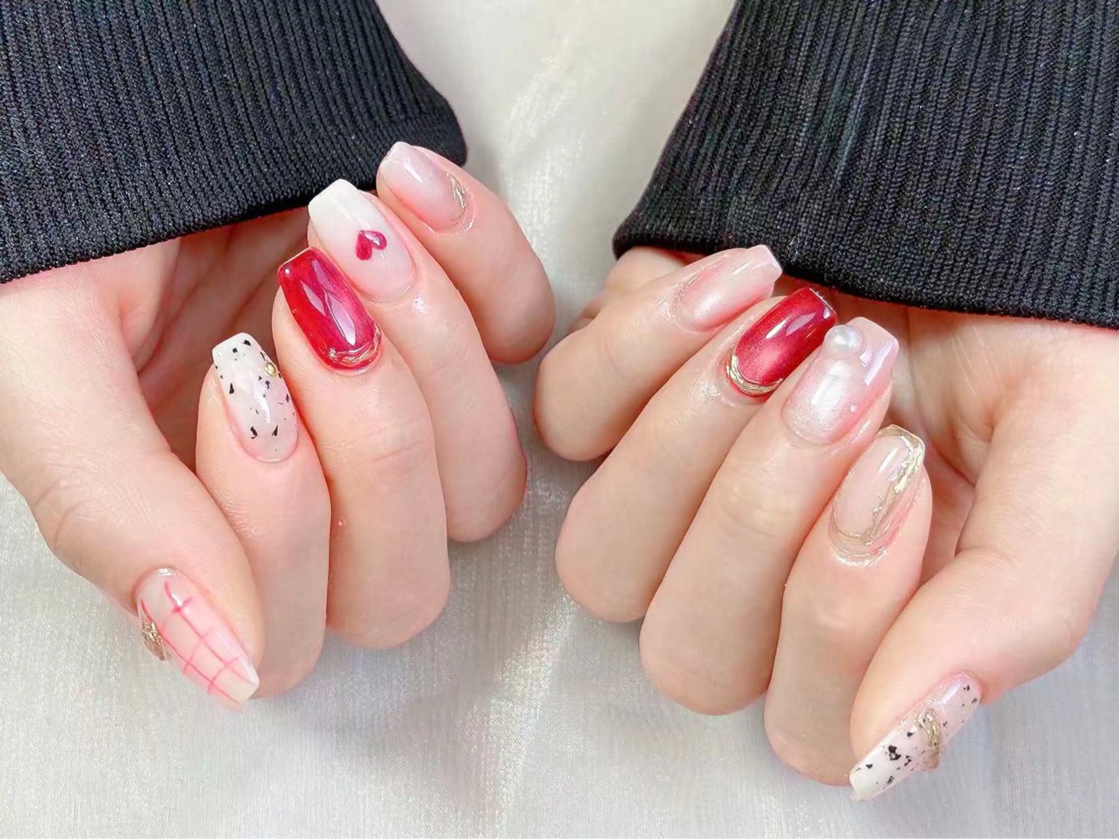 ネイル 小 雨のネイルデザイン