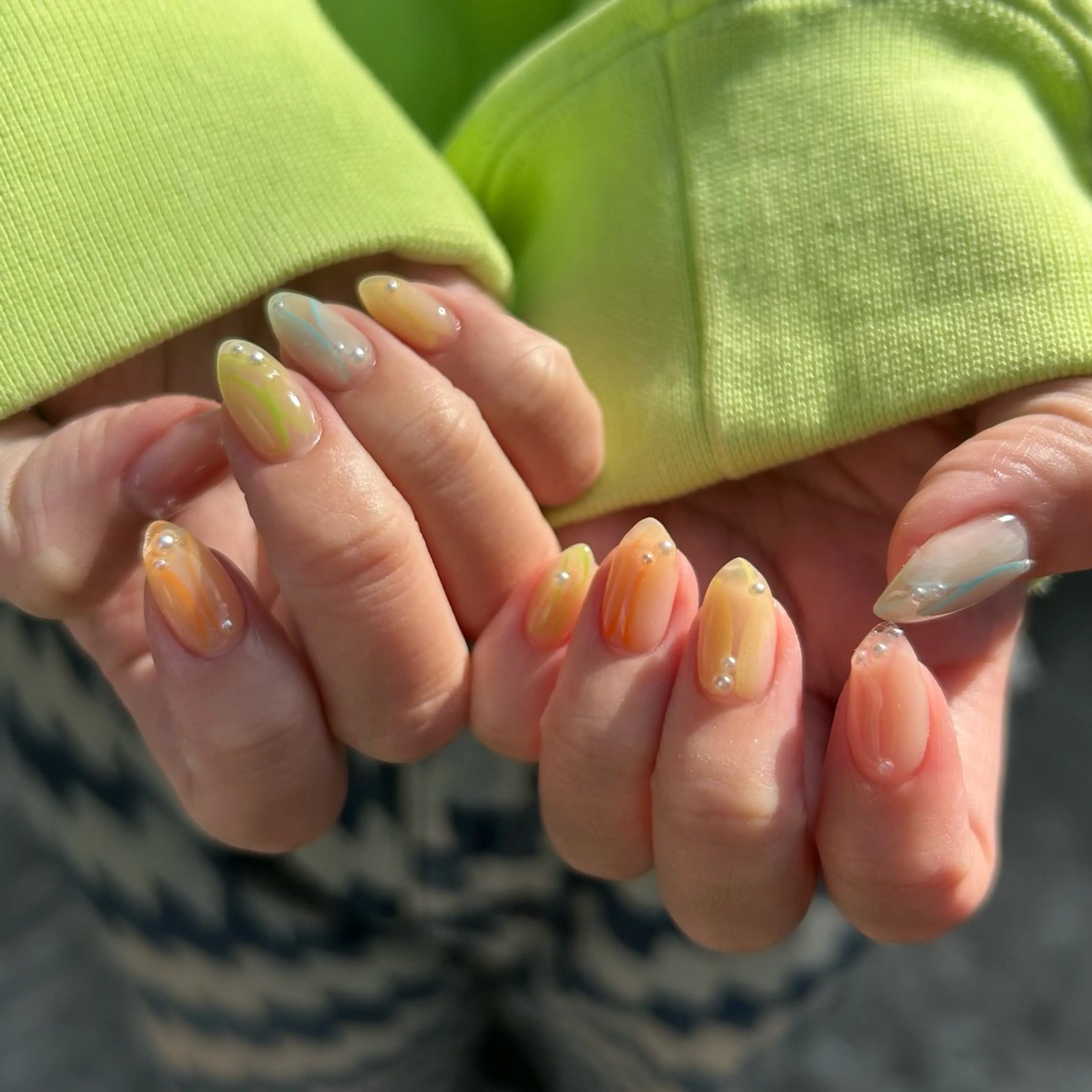 ネイル ハンドネイル Yumi シンプルネイルのネイルデザイン