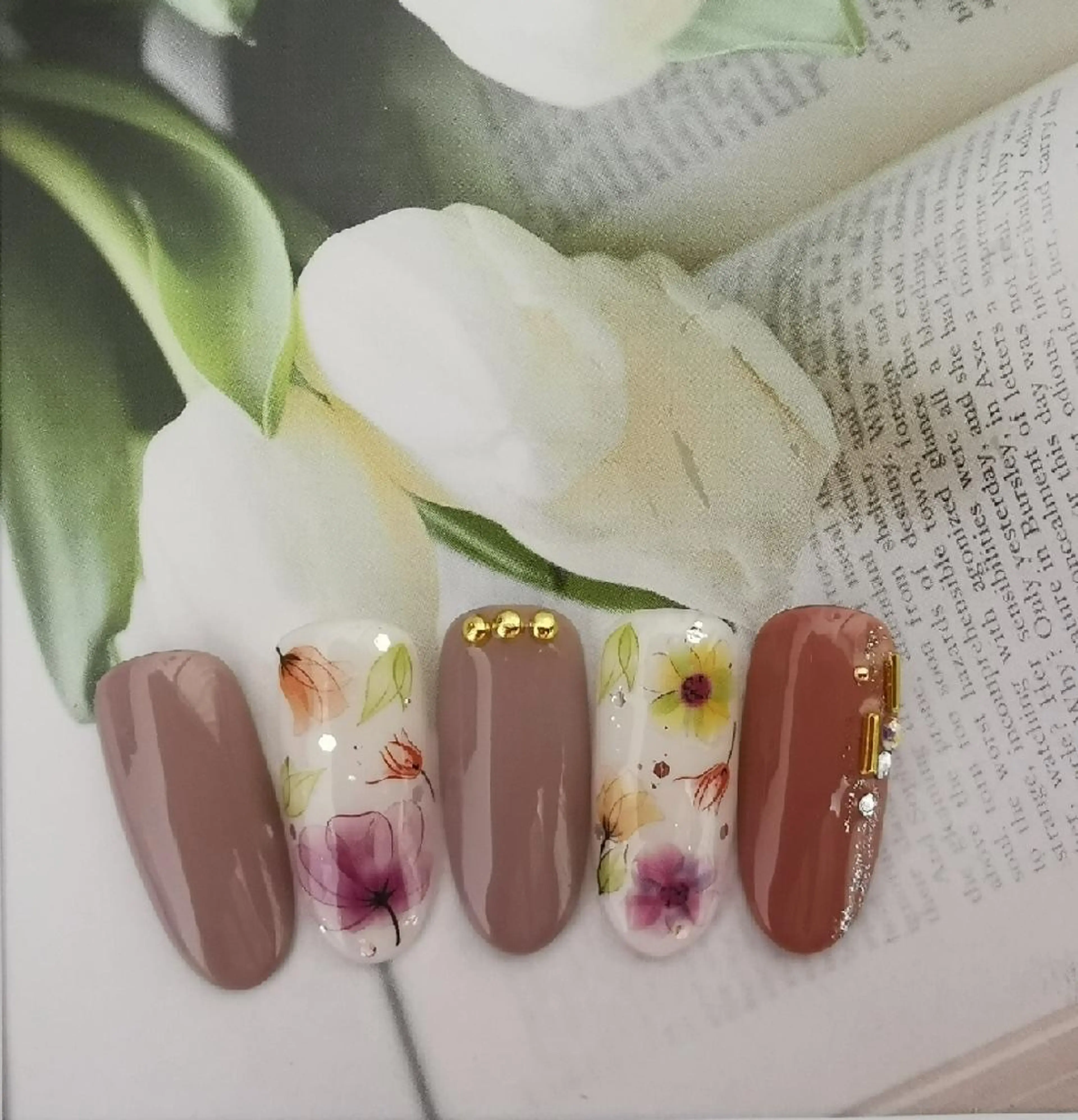 ネイル ハンドネイル 上福岡 らんらんのネイルデザイン