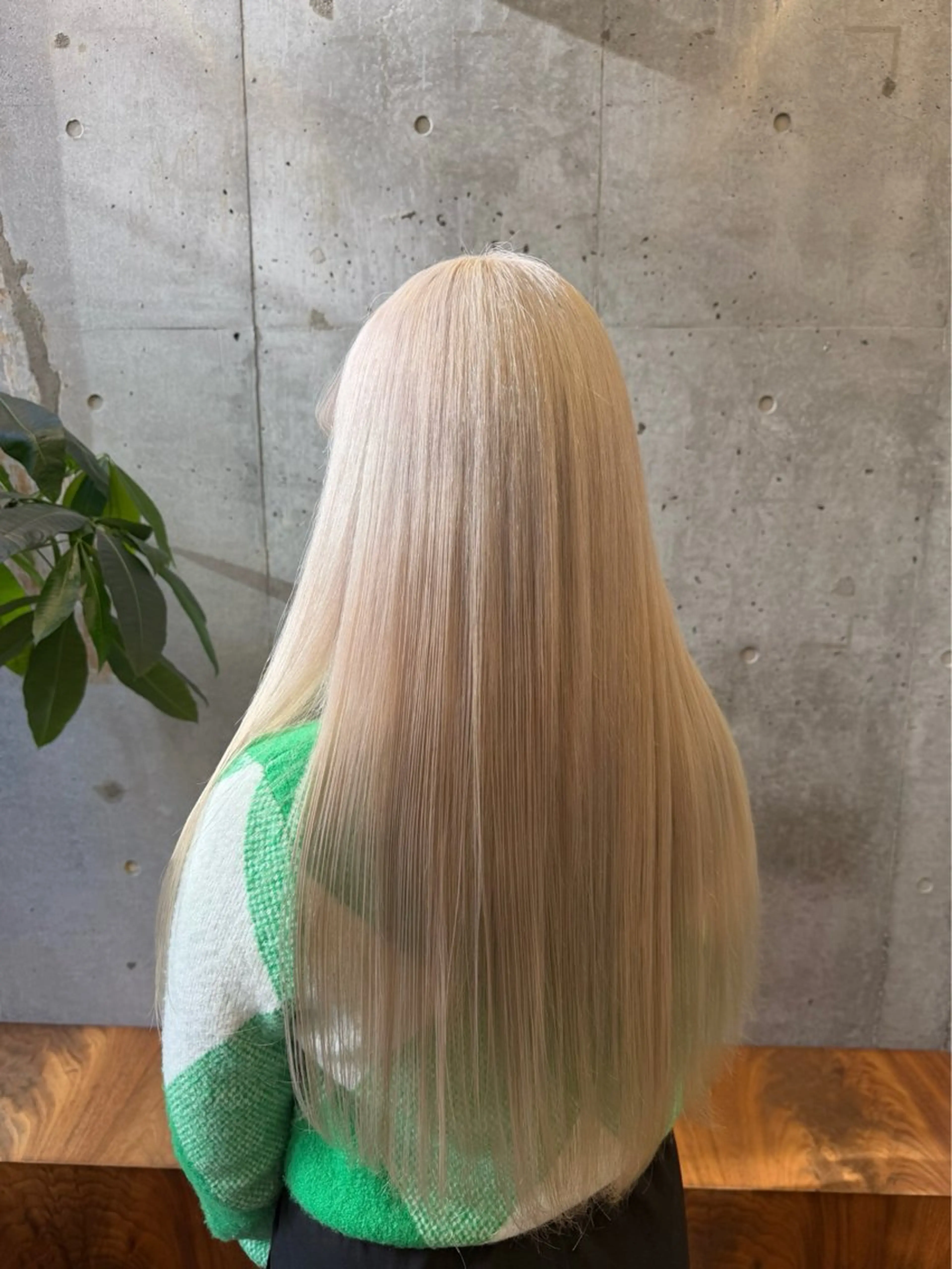 ✳︎高明度カラーを楽しみたい方✳︎トリプルカラー[ブリーチ2回］＋トリートメントの写真