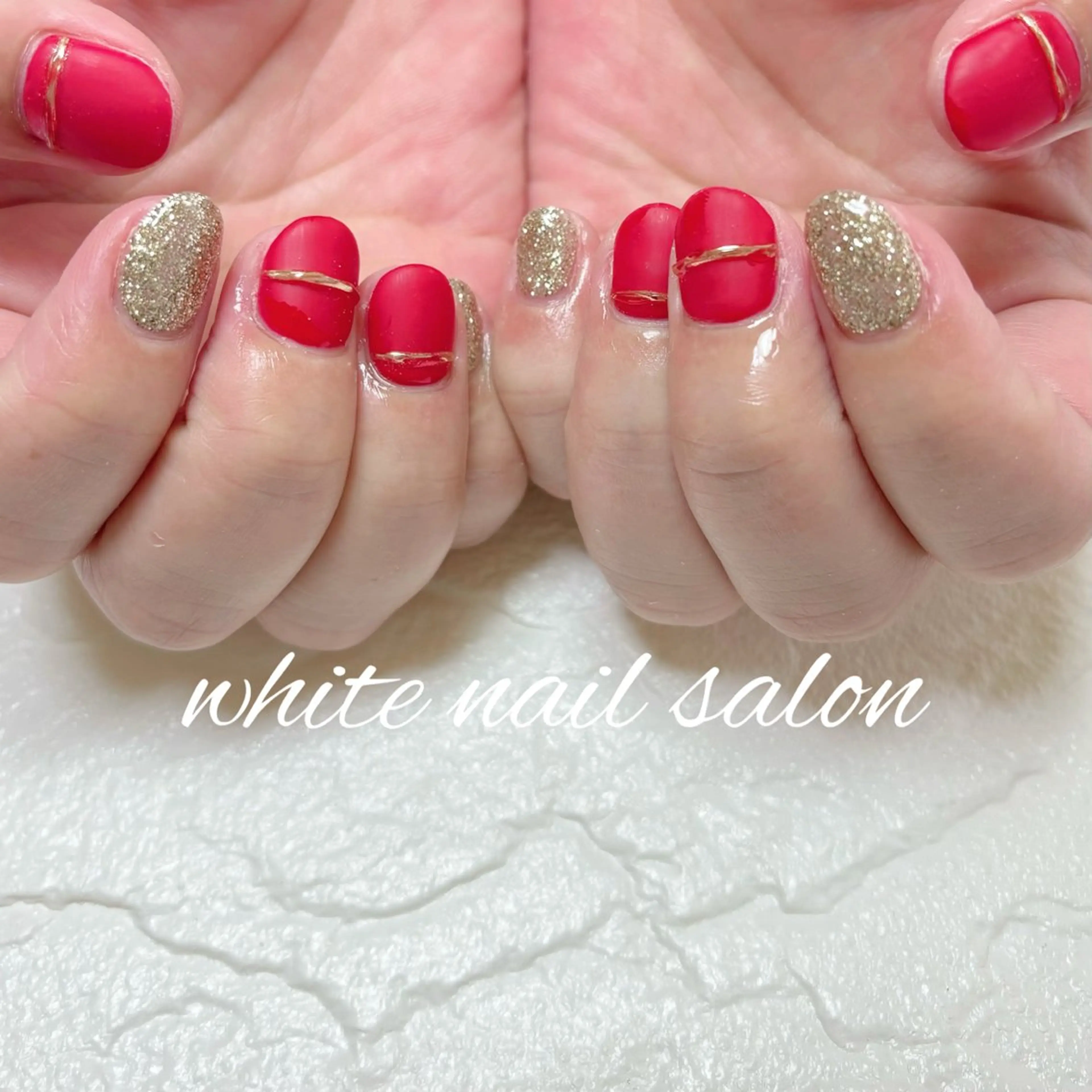 ネイル 持ち込み ホワイト ハンドネイル white nail salonのネイルデザイン