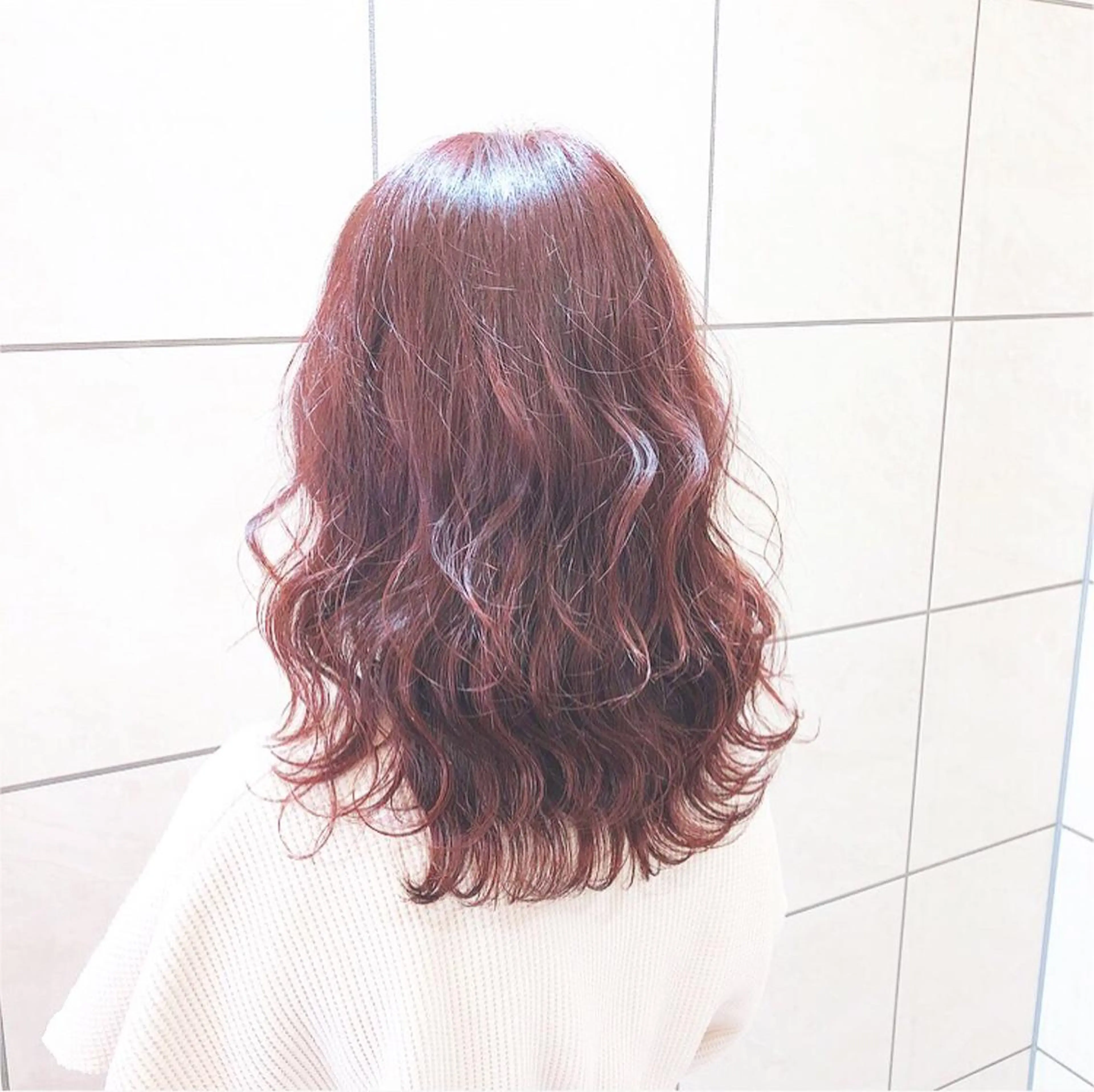 ミディアム カラー 韓国風ヘア✻透明感 カラー✻yukaのヘアスタイル