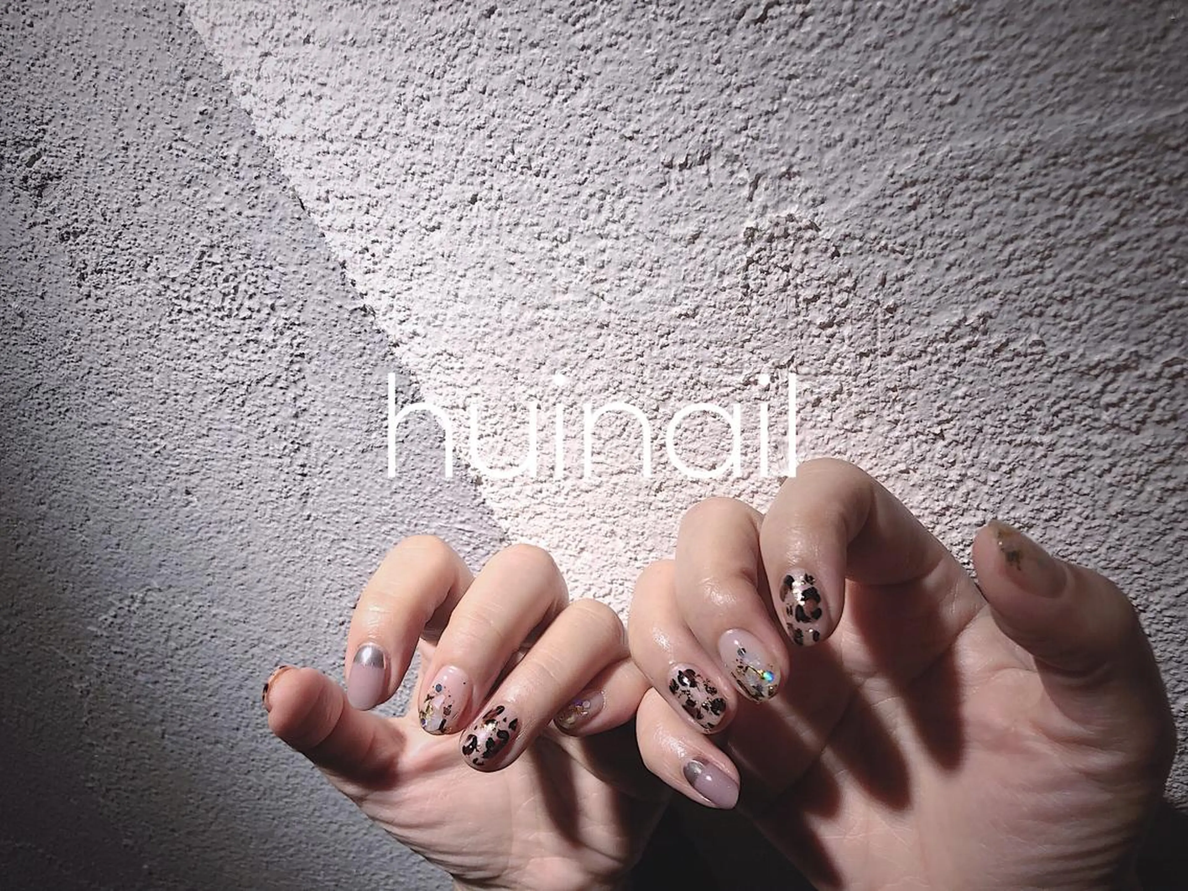 ショート めぐみのネイルサロン スタッフ練習のネイルデザイン