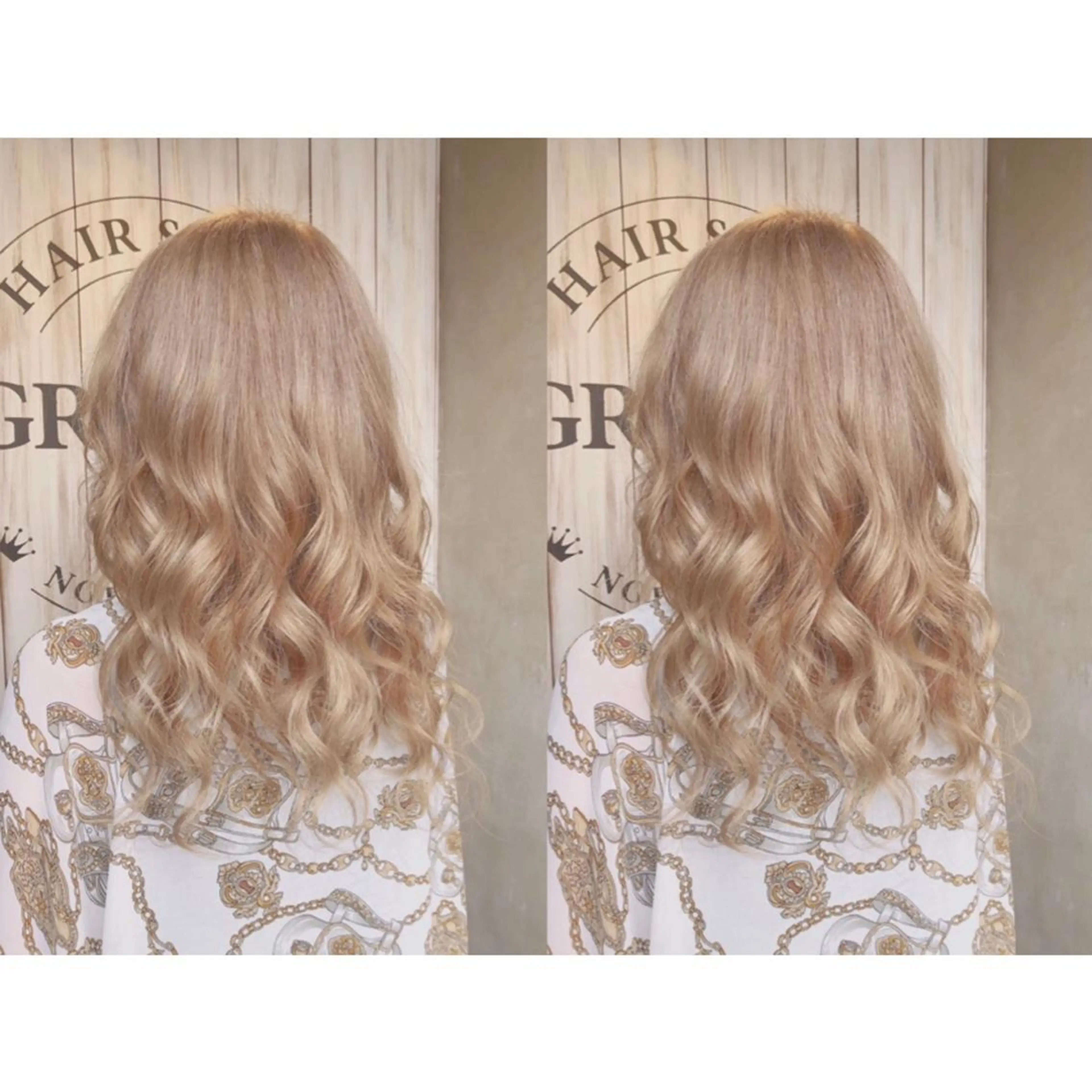 ロング カット ヘアカラー トリートメント GRANDE アオキのヘアスタイル