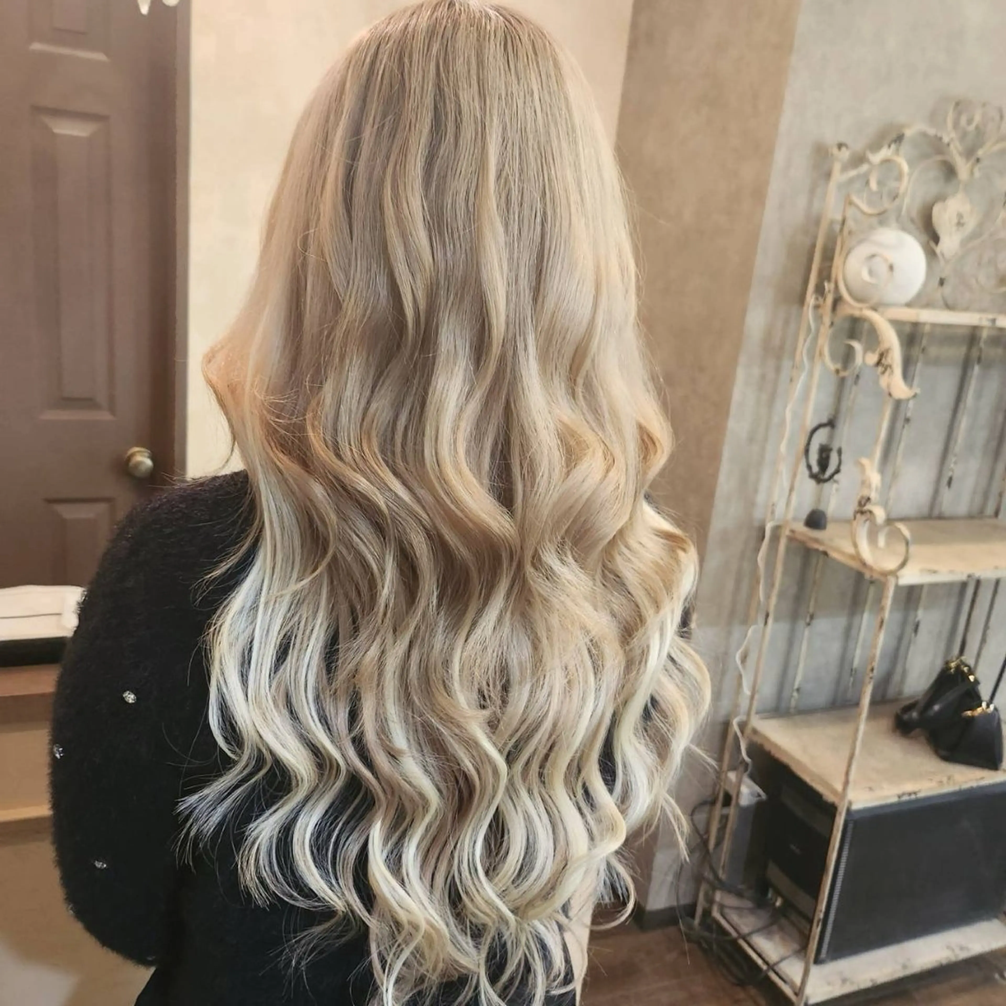 ロング ヘアアレンジ シールエクステ エクステ ロング カット エクステ MagicMush ✴︎シールエクステのヘアスタイル