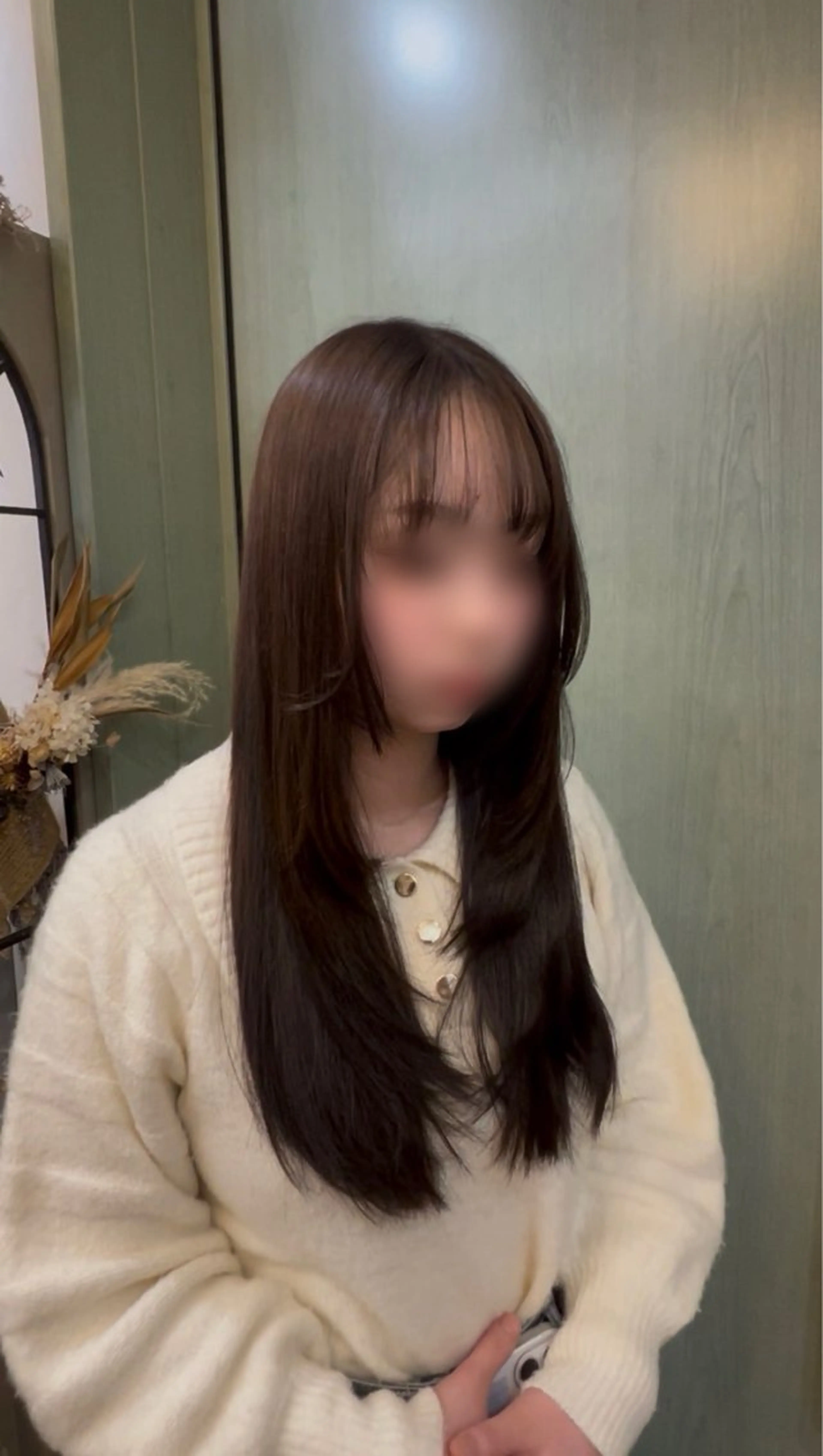 ロング カラー ショコラグレージュ グレージュ ハイレイヤー レイヤーカット ロング reco / ユメカのヘアスタイル