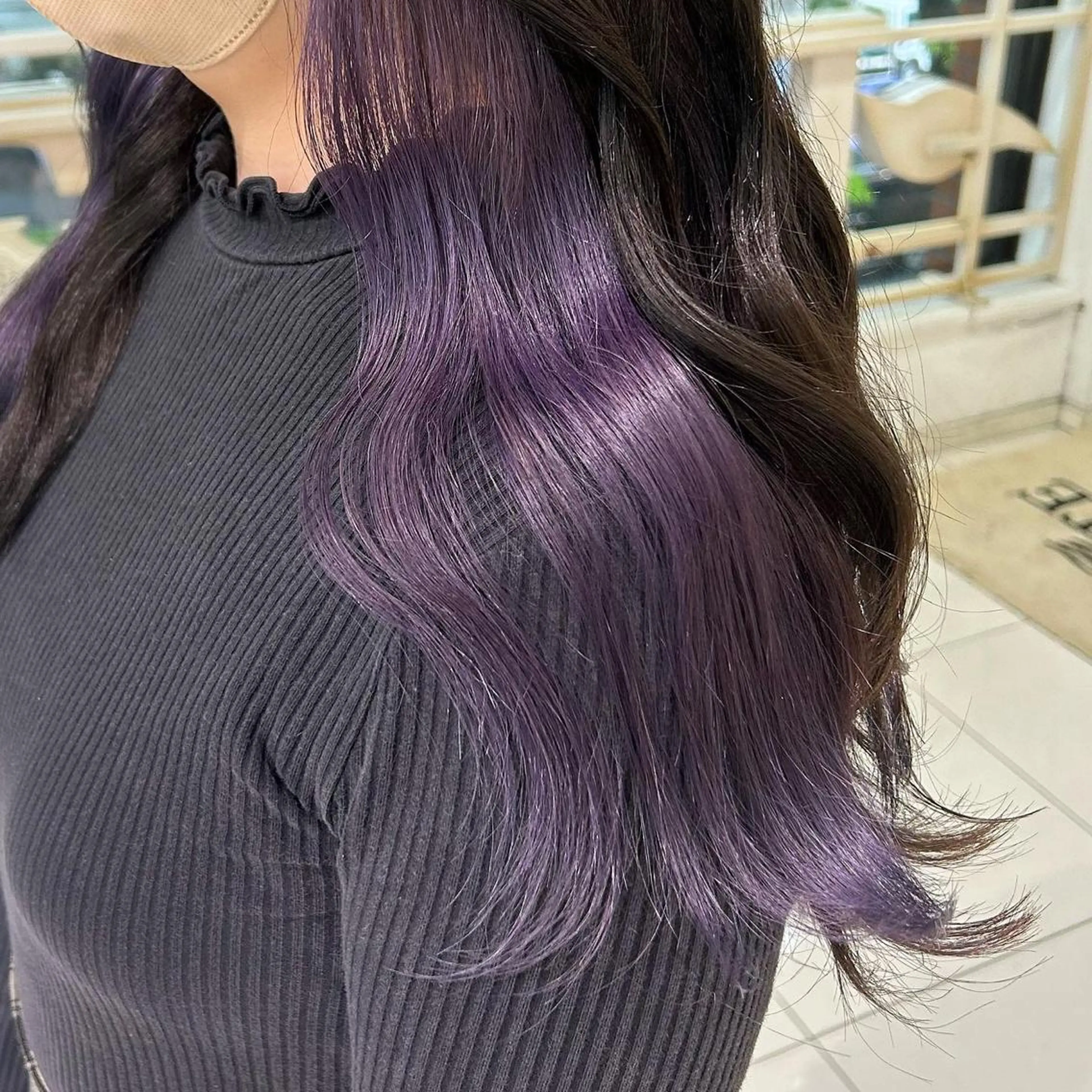 ロング カラー 透明感カラー 古山 結季🌙🖤のヘアスタイル