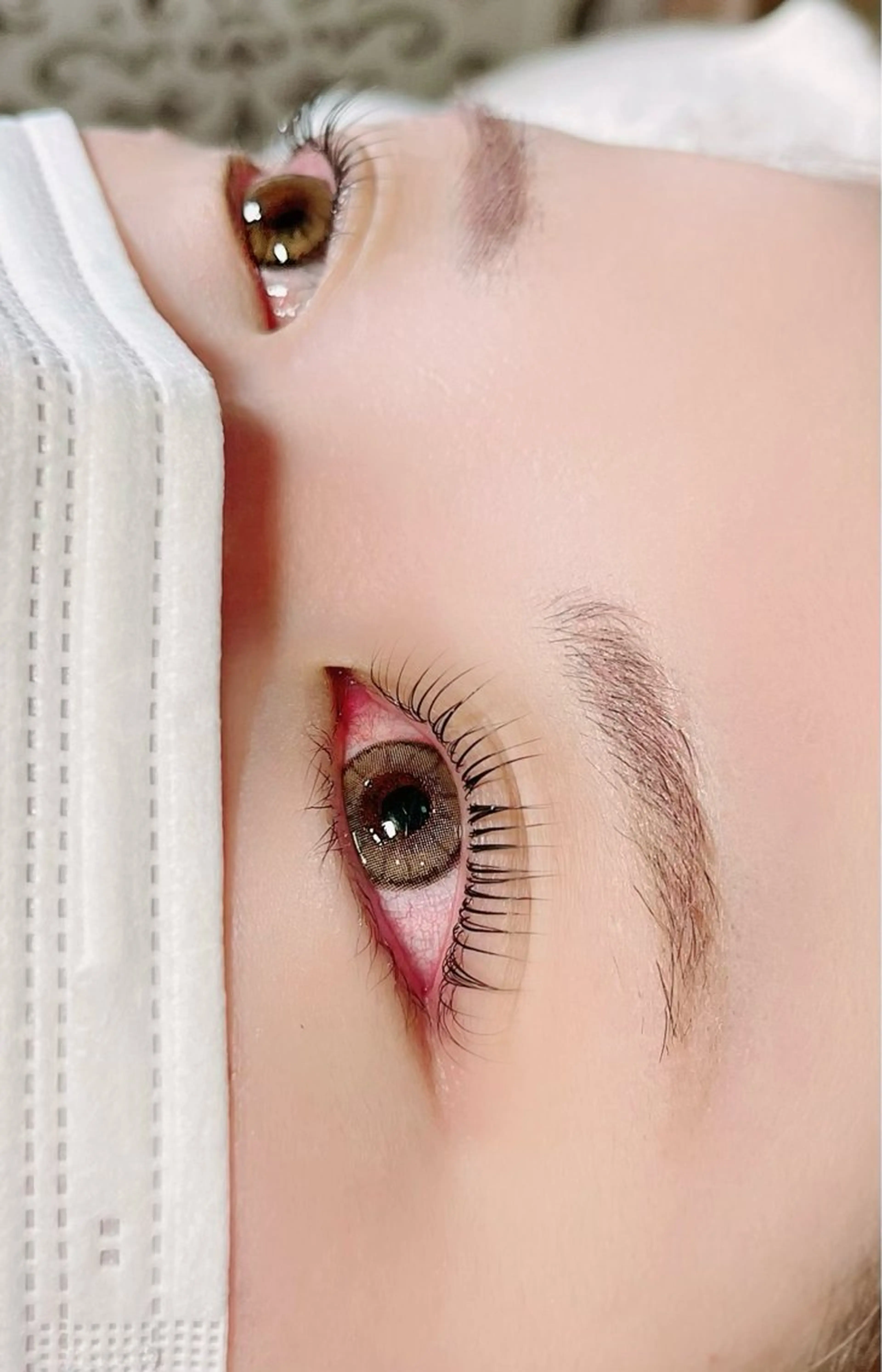 マツエク・マツパ フラットラッシュ パリジェンヌラッシュリフト まつげパーマ 一重×まつ毛パーマ ボリュームラッシュ マツパ Charme 五反田・不動前・目黒のマツエク・マツパデザイン