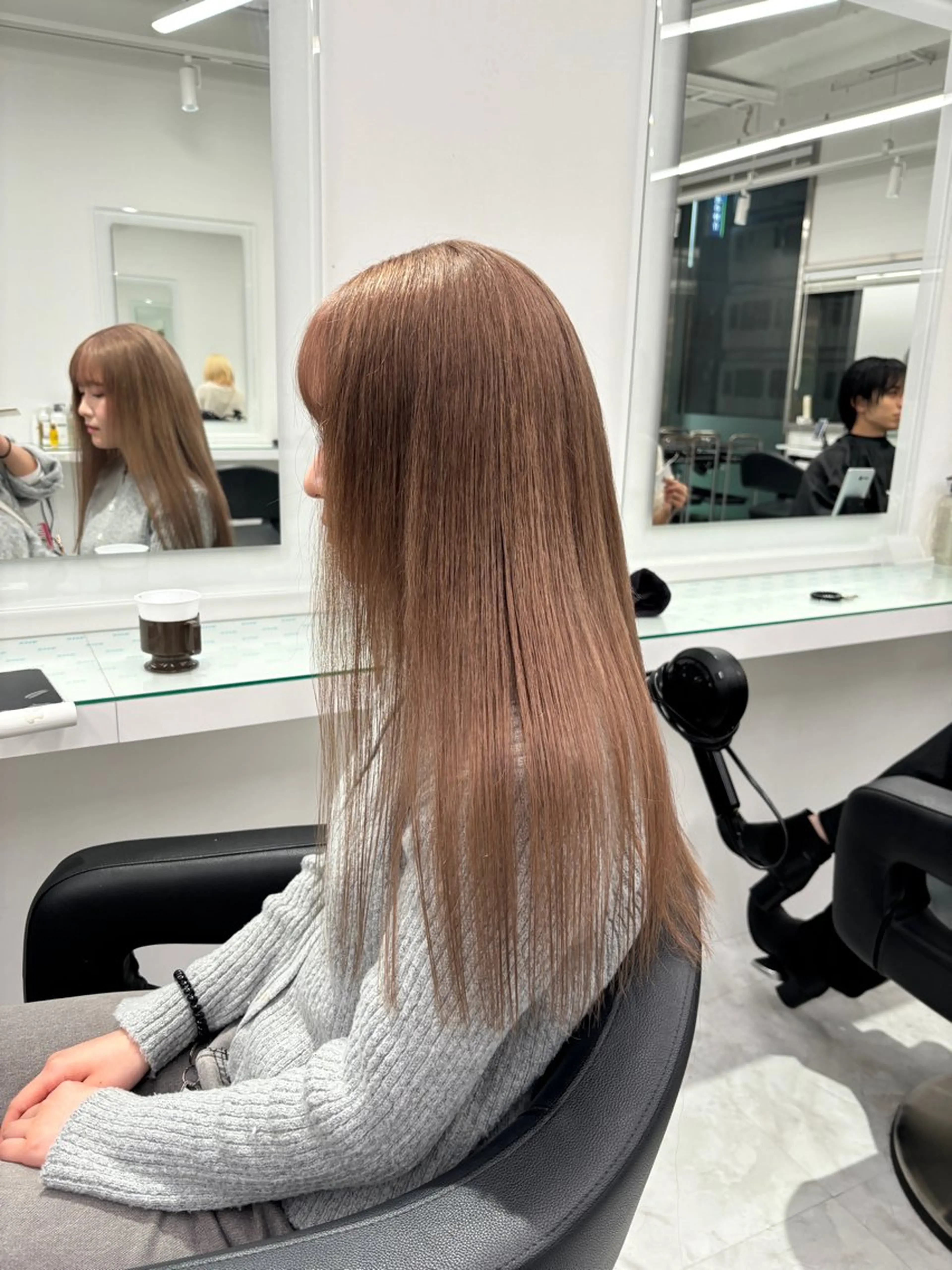 ロング カラー 💖ミルクティー💖 あかり💖のヘアスタイル