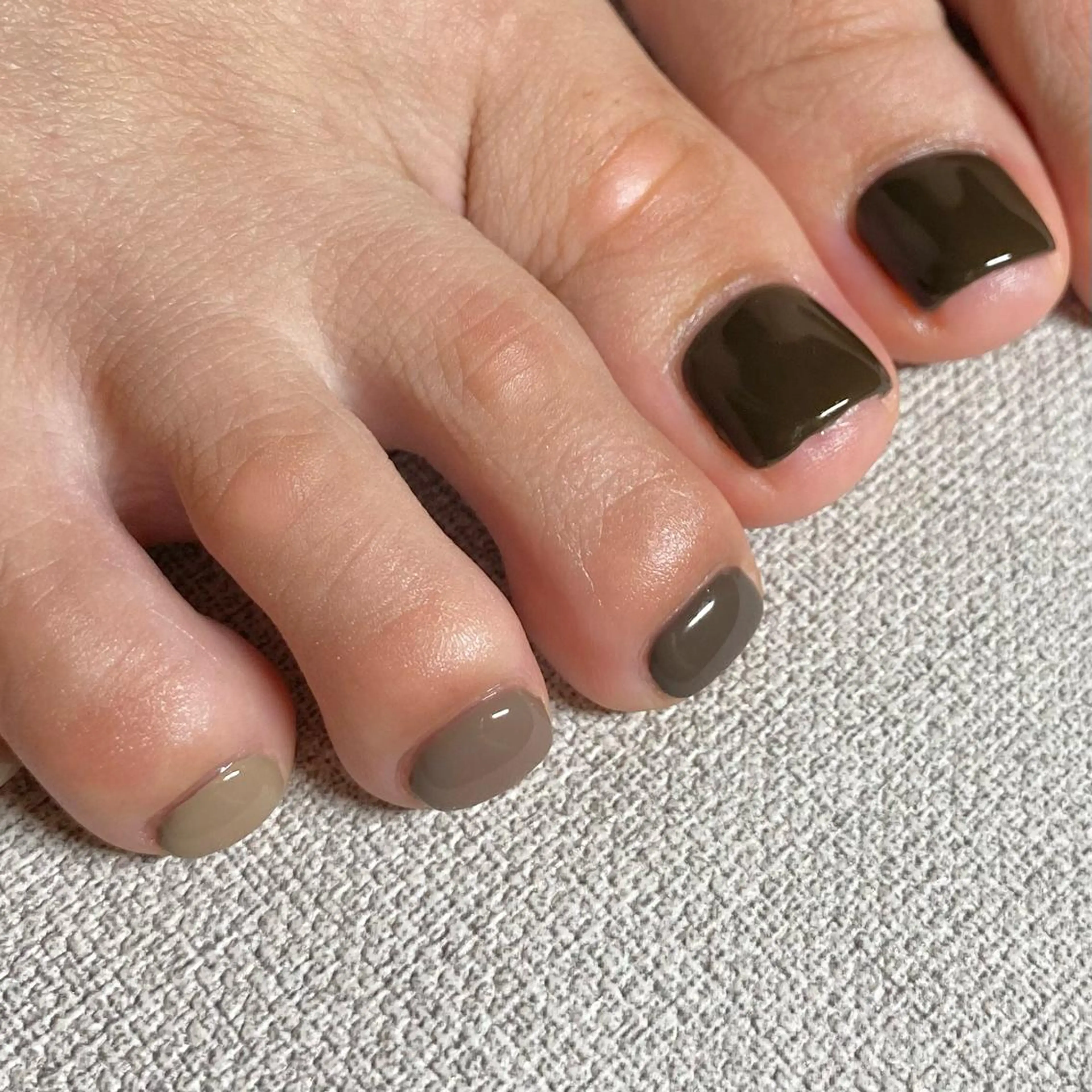 ネイル アートネイル ニュアンスネイル 冬ネイル フットネイル 山田 貴子のネイルデザイン