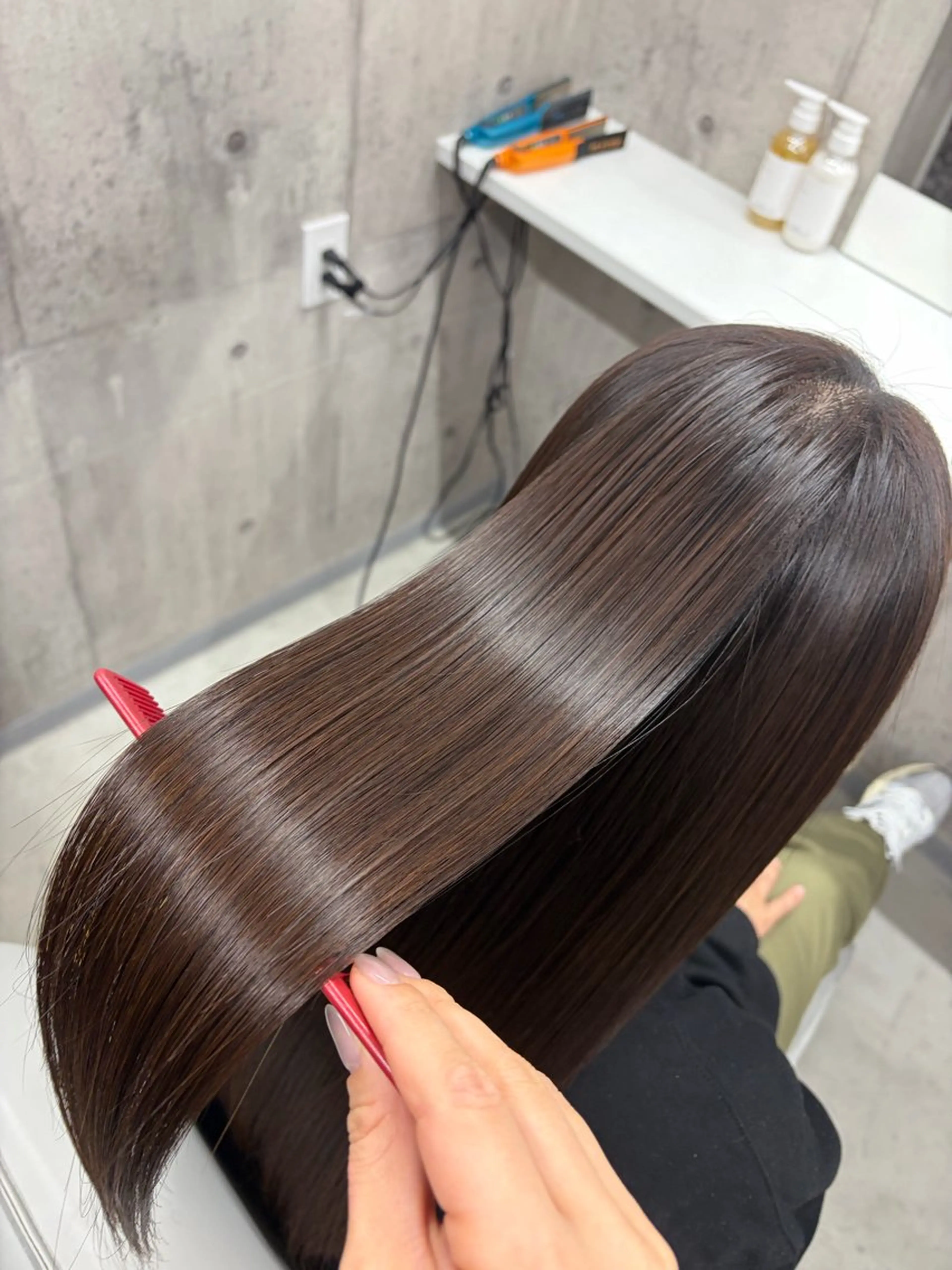 ロング カット トリートメント ageless/ nana/髪質改善のヘアスタイル