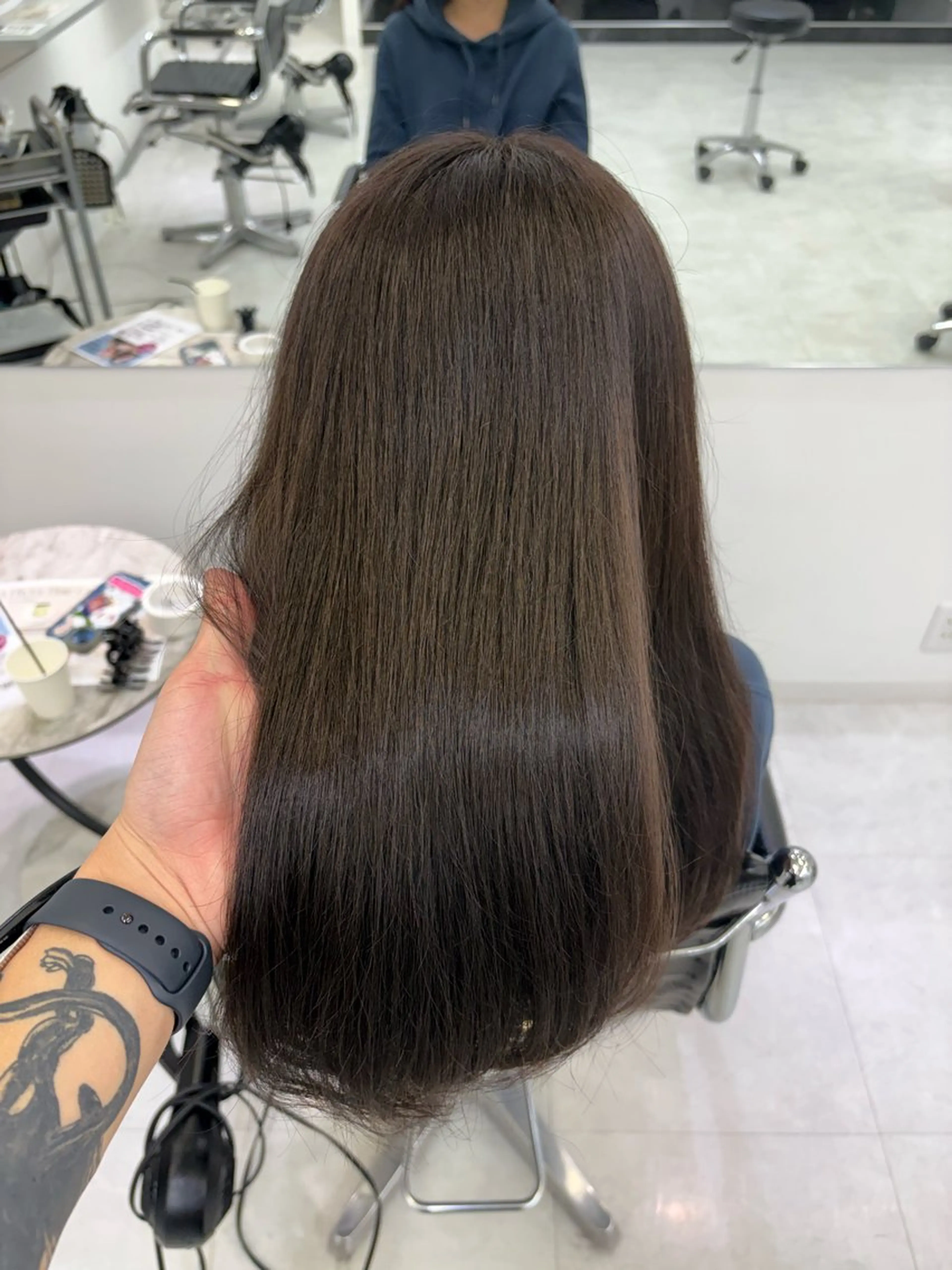 セミロング ヘアカラー 赤み消し/透明感/ SOMAのヘアスタイル